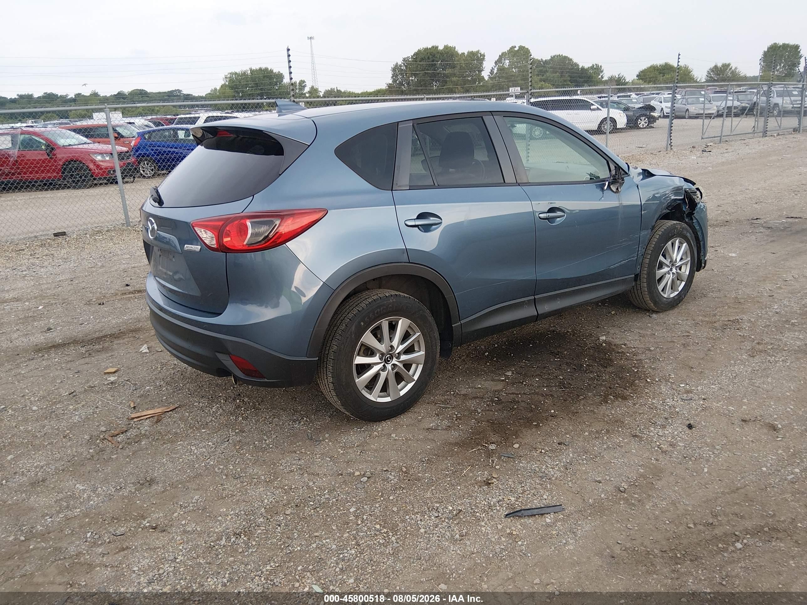 2016 Mazda Cx-5 VIN JM3KE2CY6G0672783 IAAI salvage auction — Front End, Salvage (Illinois), sold $2,700 on 2026-09-02 (photo 4)