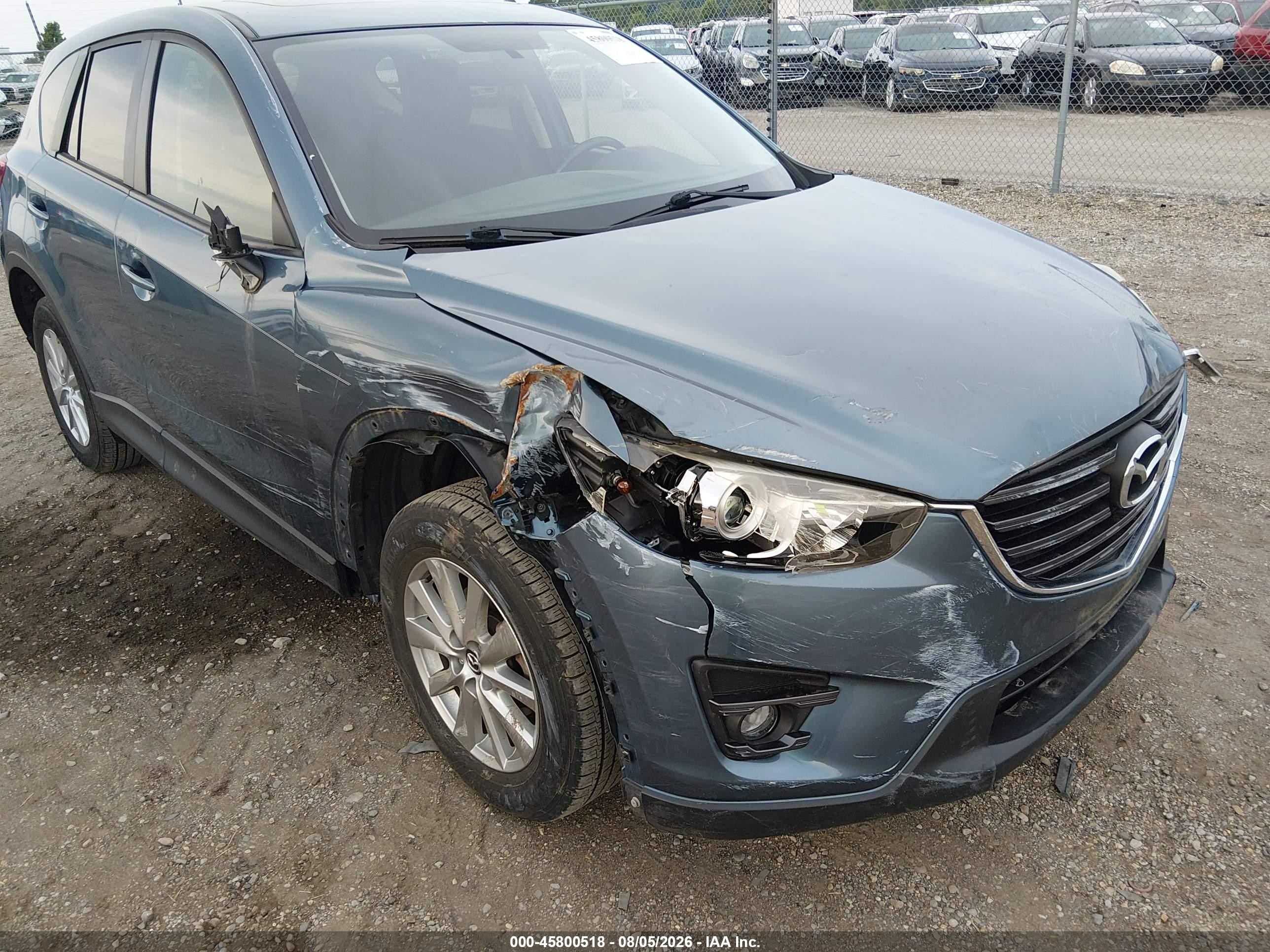 2016 Mazda Cx-5 VIN JM3KE2CY6G0672783 IAAI salvage auction — Front End, Salvage (Illinois), sold $2,700 on 2026-09-02 (photo 6)