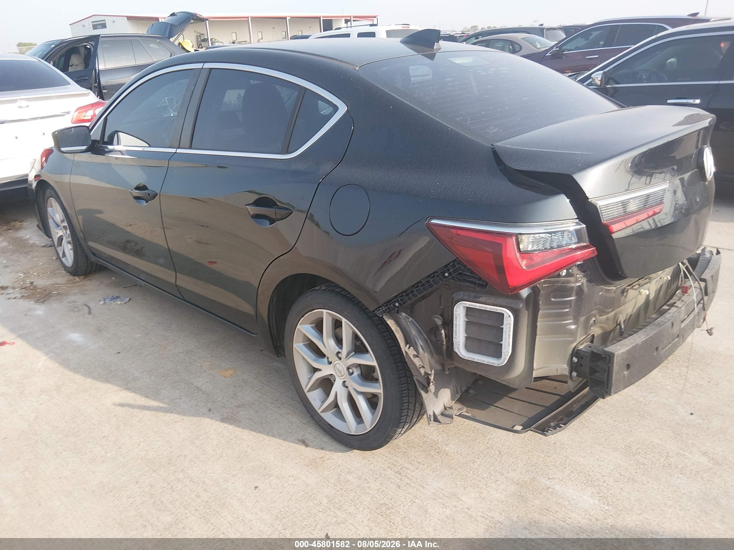2019 Acura Ilx VIN 19UDE2F3XKA010520 IAAI salvage auction — Rear End, Original (Texas), sold $7,600 on 2026-10-06 (photo 3)