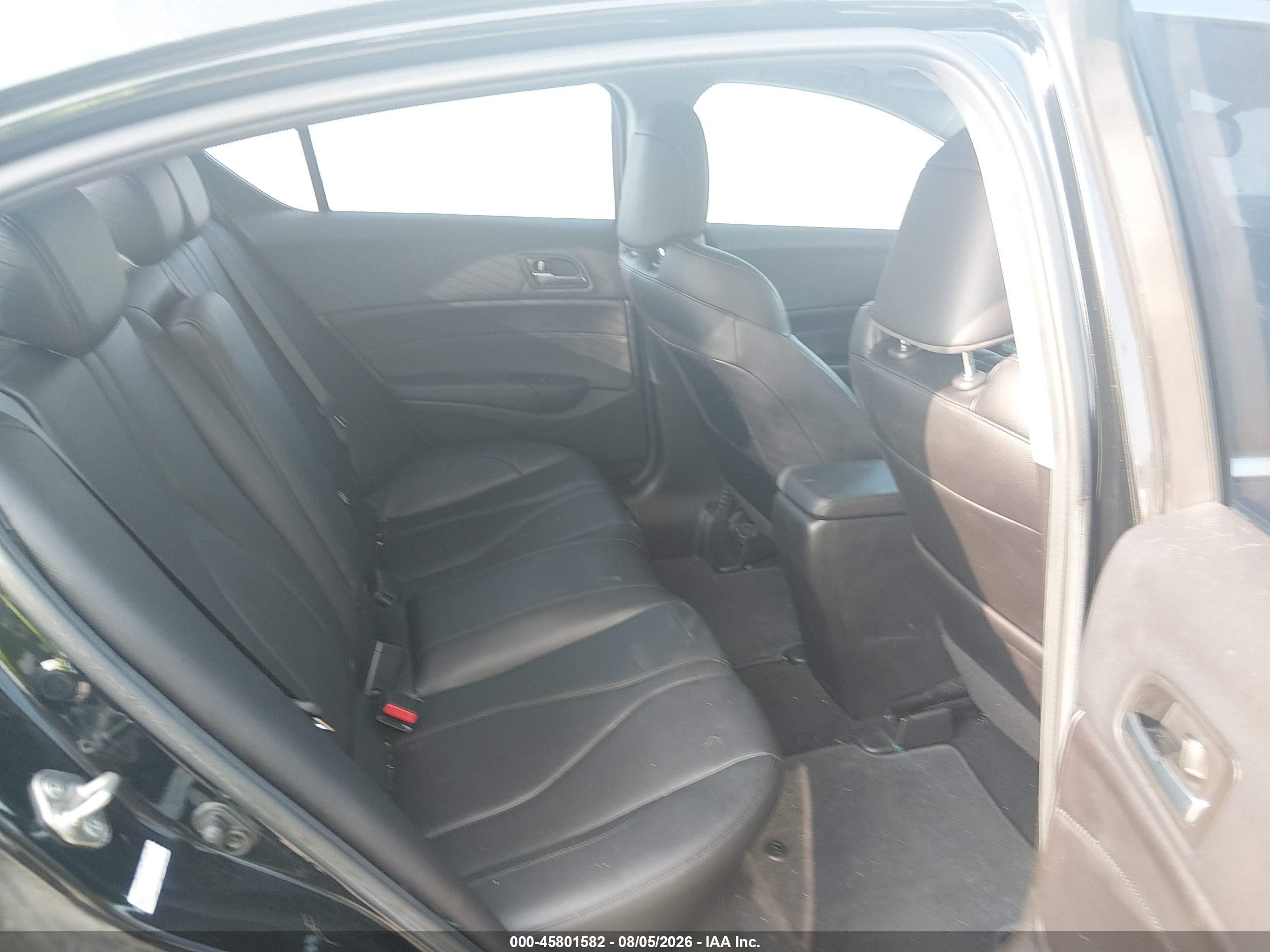 2019 Acura Ilx VIN 19UDE2F3XKA010520 IAAI salvage auction — Rear End, Original (Texas), sold $7,600 on 2026-10-06 (photo 8)