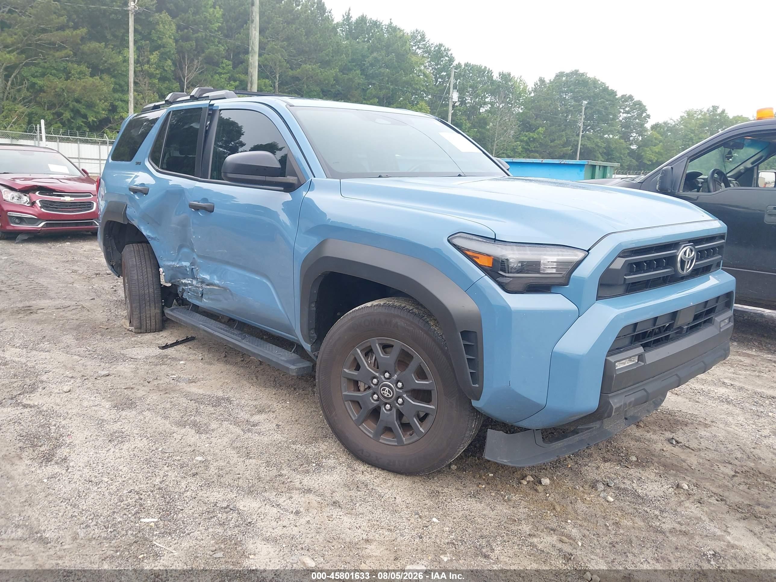2025 Toyota 4Runner VIN JTEVA5AR8S5001248 — IAAI salvage auction photo
