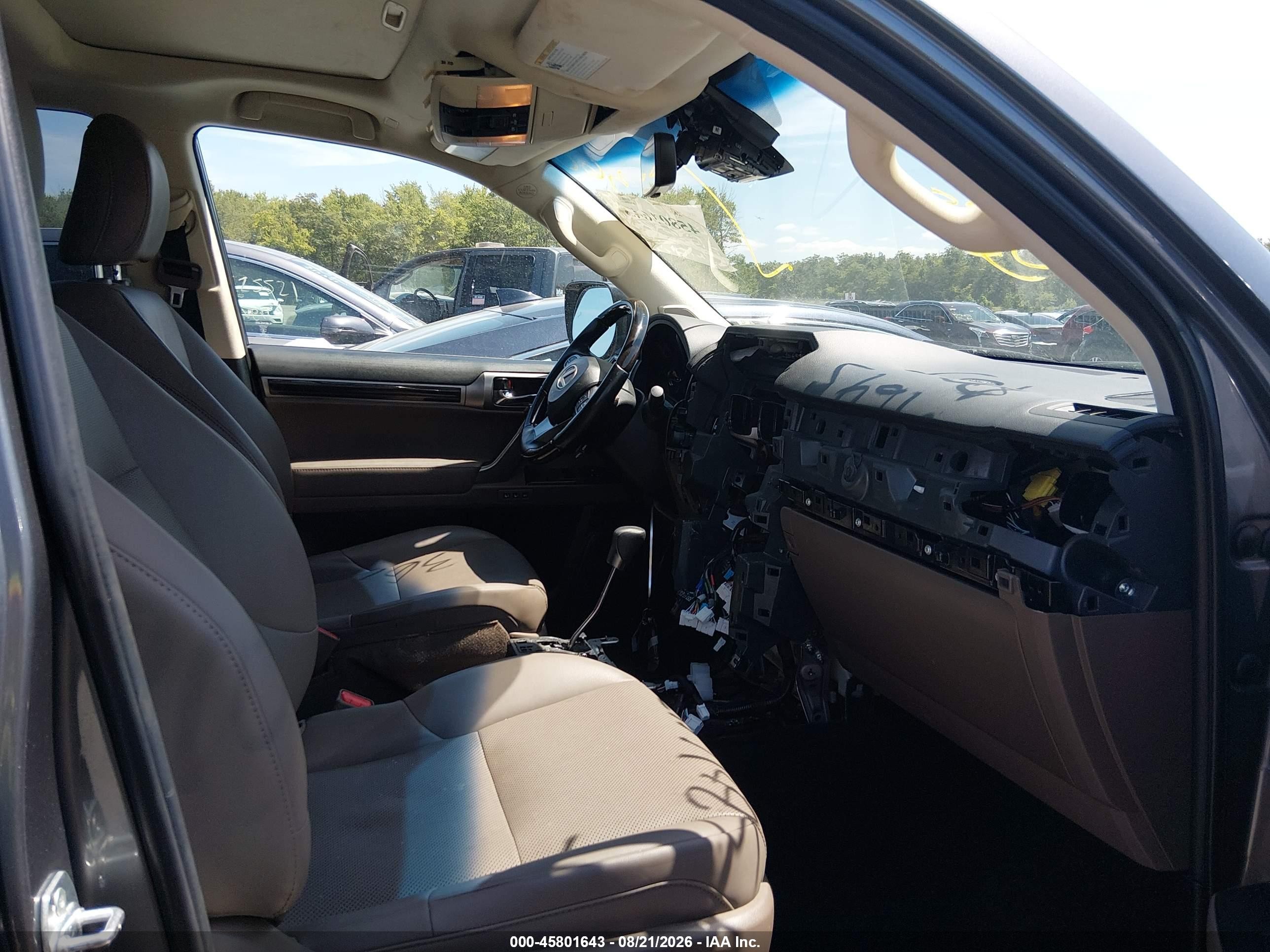 2022 Lexus Gx VIN JTJAM7BX8N5335364 IAAI salvage auction — Theft, Salvage - Greater Than 75% (Maryland), sold $28,650 on 2026-09-08 (photo 5)
