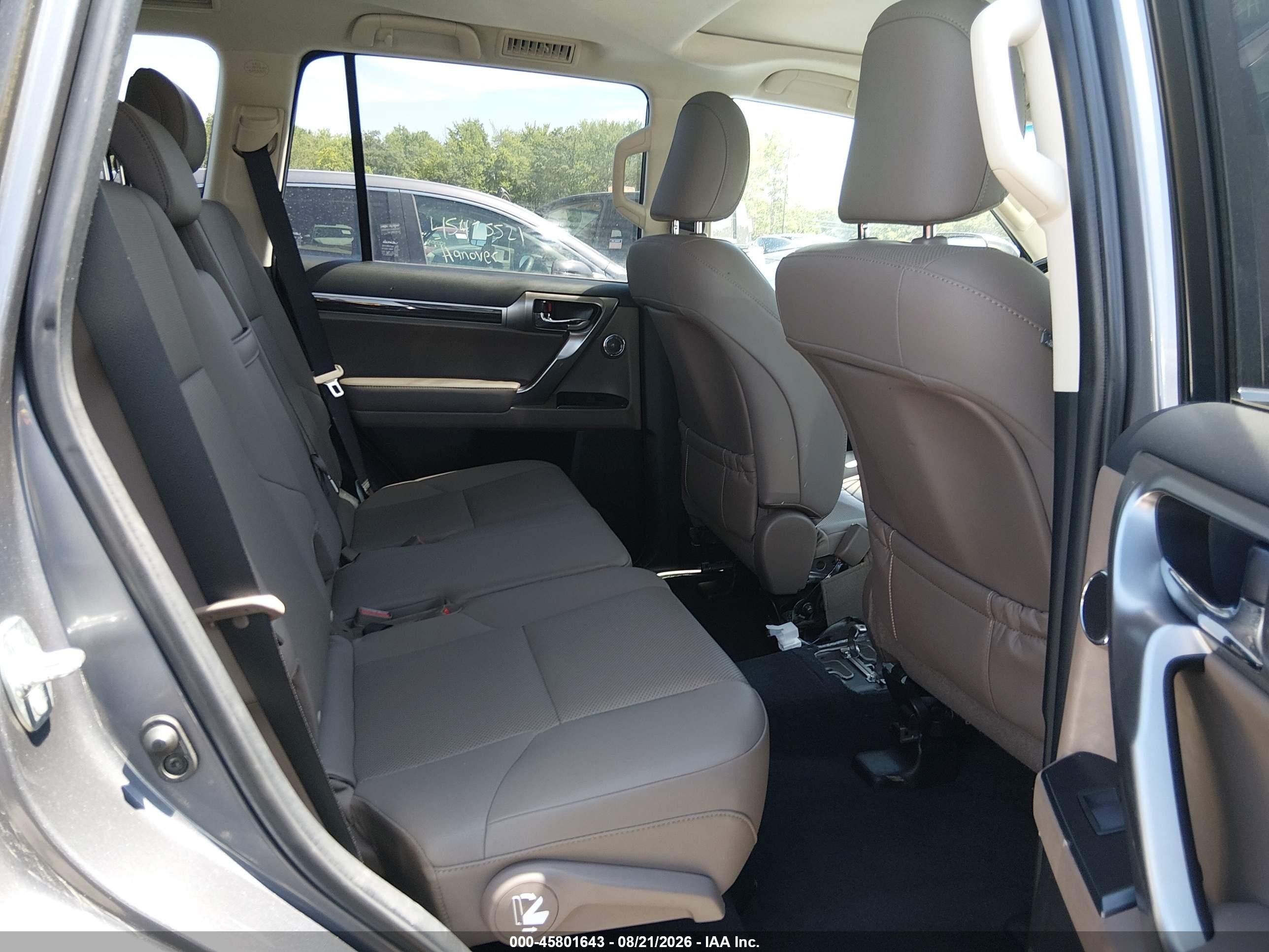 2022 Lexus Gx VIN JTJAM7BX8N5335364 IAAI salvage auction — Theft, Salvage - Greater Than 75% (Maryland), sold $28,650 on 2026-09-08 (photo 8)