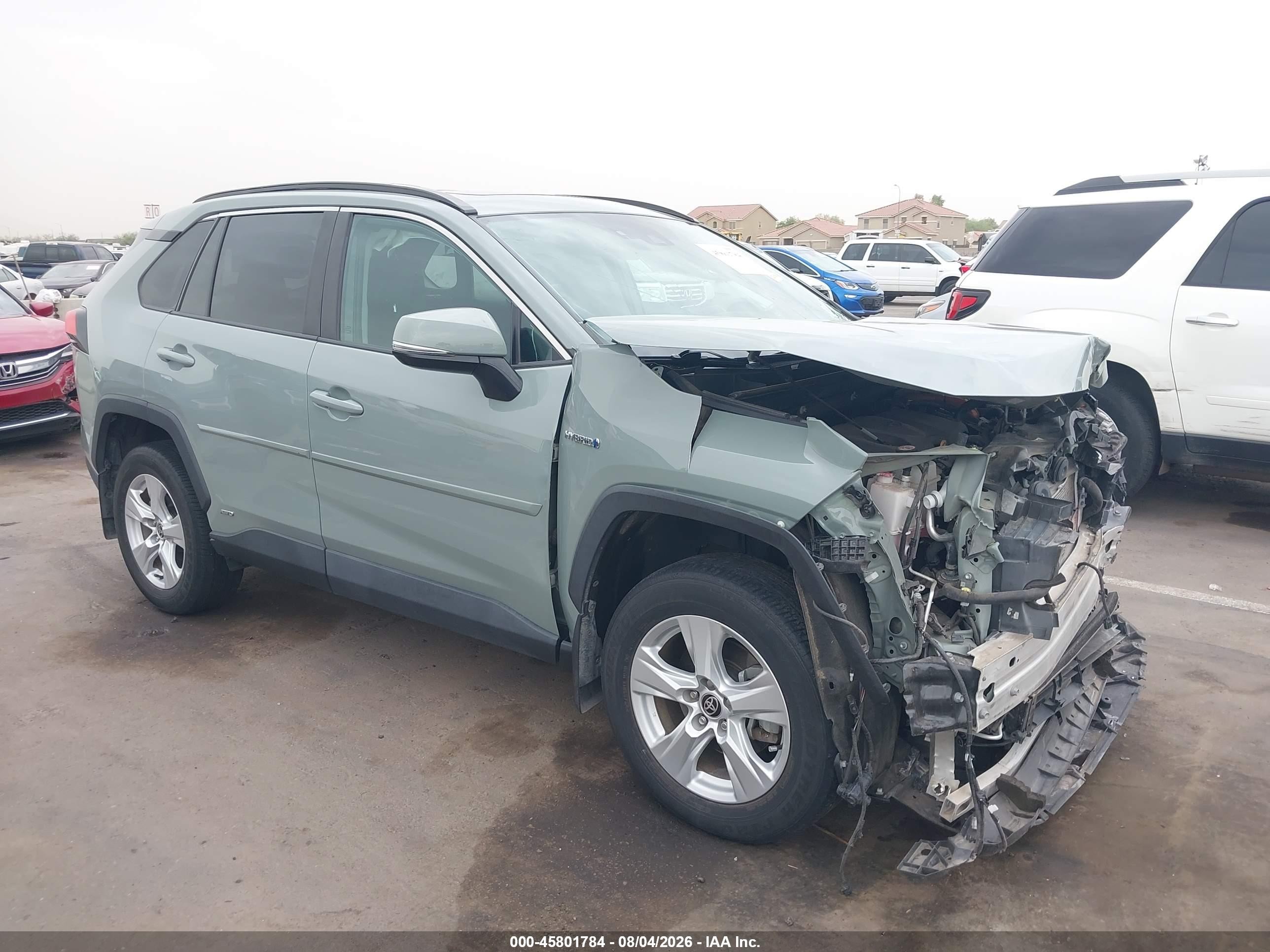 2021 Toyota Rav 4 VIN 2T3RWRFV5MW118169 IAAI salvage auction — Front End, Salvage (Arizona), sold $8,400 on 2026-09-13 (photo 1)