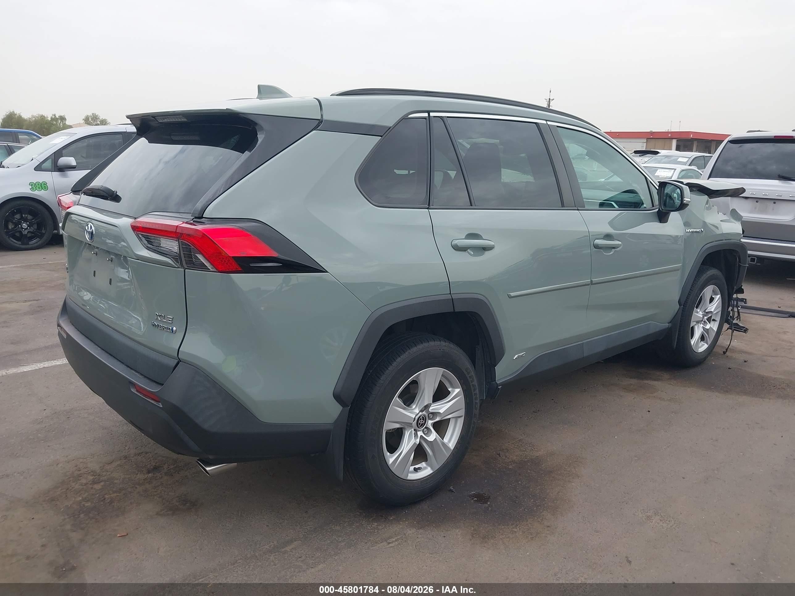 2021 Toyota Rav 4 VIN 2T3RWRFV5MW118169 IAAI salvage auction — Front End, Salvage (Arizona), sold $8,400 on 2026-09-13 (photo 4)