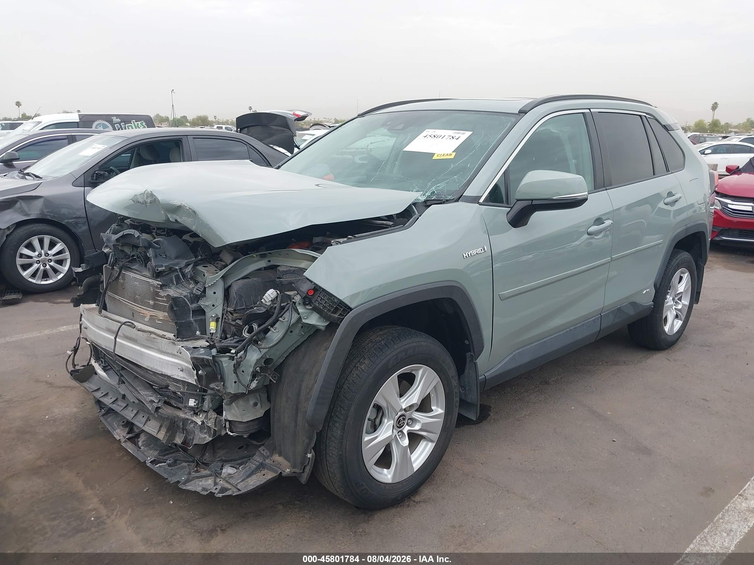 2021 Toyota Rav 4 VIN 2T3RWRFV5MW118169 IAAI salvage auction — Front End, Salvage (Arizona), sold $8,400 on 2026-09-13 (photo 6)