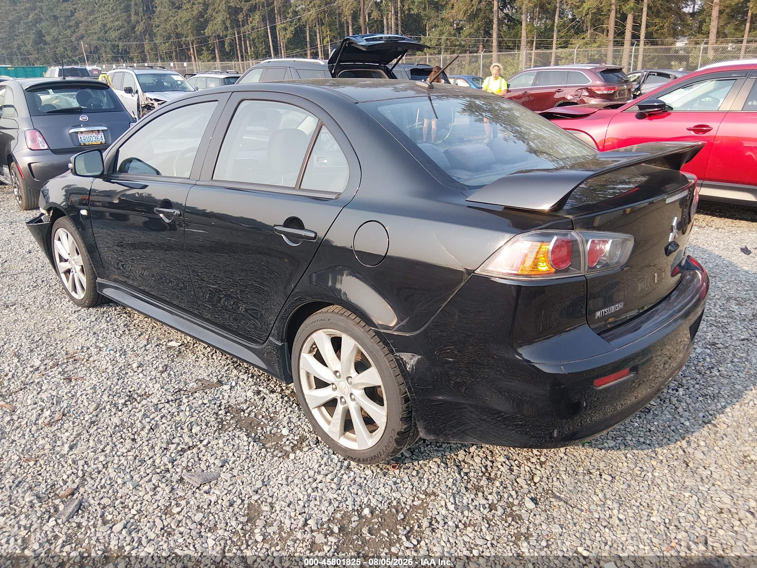2015 Mitsubishi Lancer VIN JA32U8FW2FU009001 IAAI salvage auction — Front End, Bill Of Sale (Washington), sold $2,050 on 2026-09-23 (photo 3)