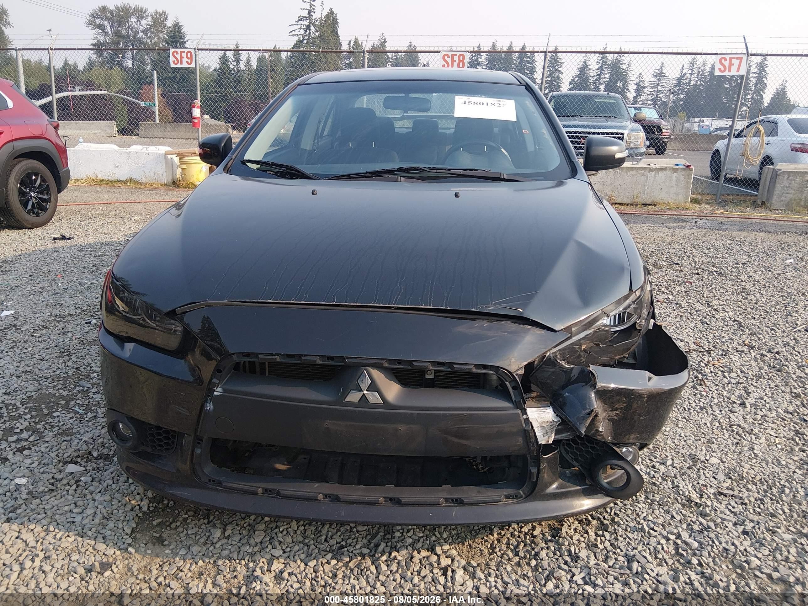 2015 Mitsubishi Lancer VIN JA32U8FW2FU009001 IAAI salvage auction — Front End, Bill Of Sale (Washington), sold $2,050 on 2026-09-23 (photo 6)