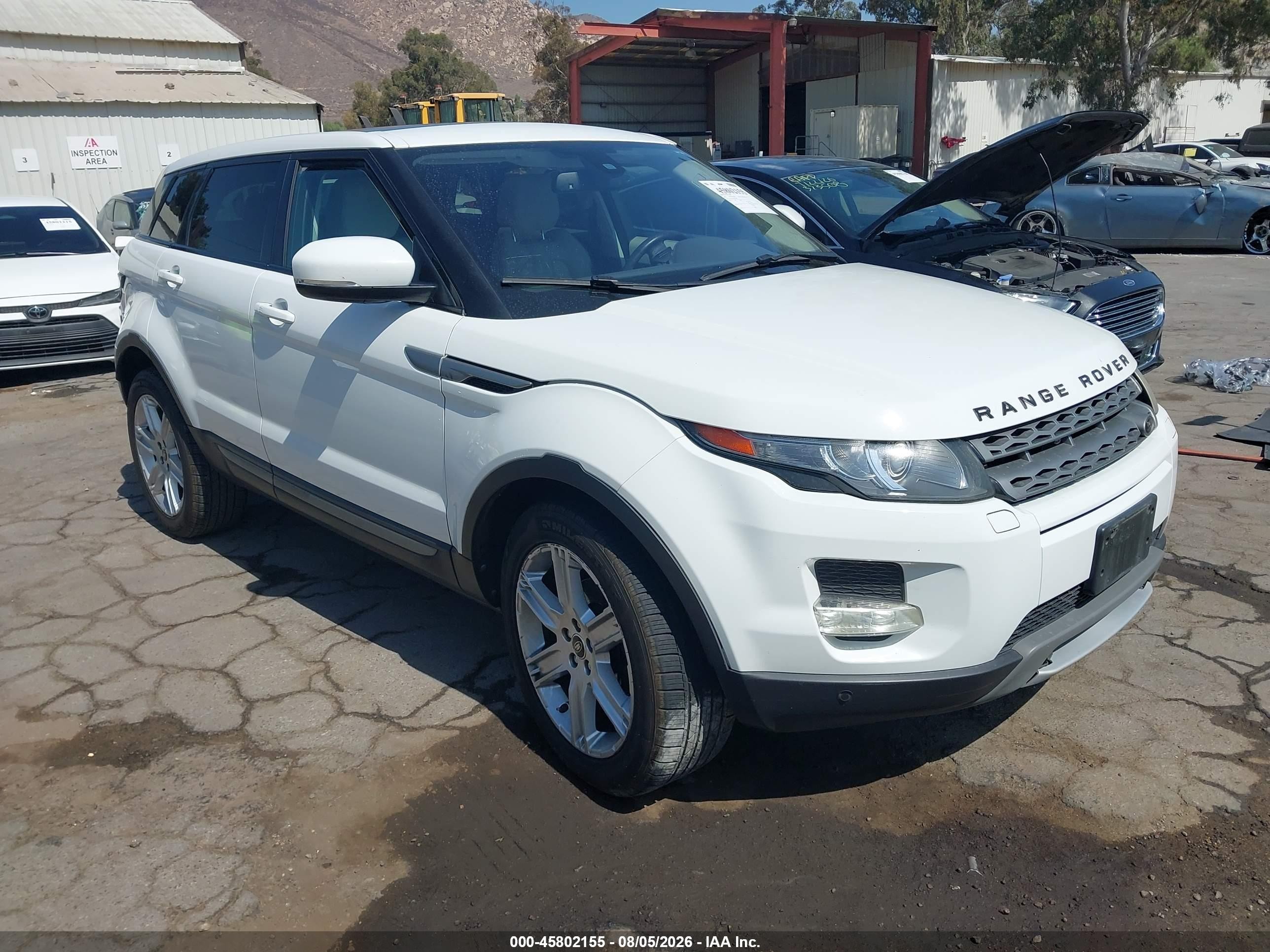 2013 Land rover Range rover evoque VIN SALVP2BG1DH821888 IAAI salvage auction — Side, Salvage (California), sold $2,150 on 2026-09-08 (photo 1)