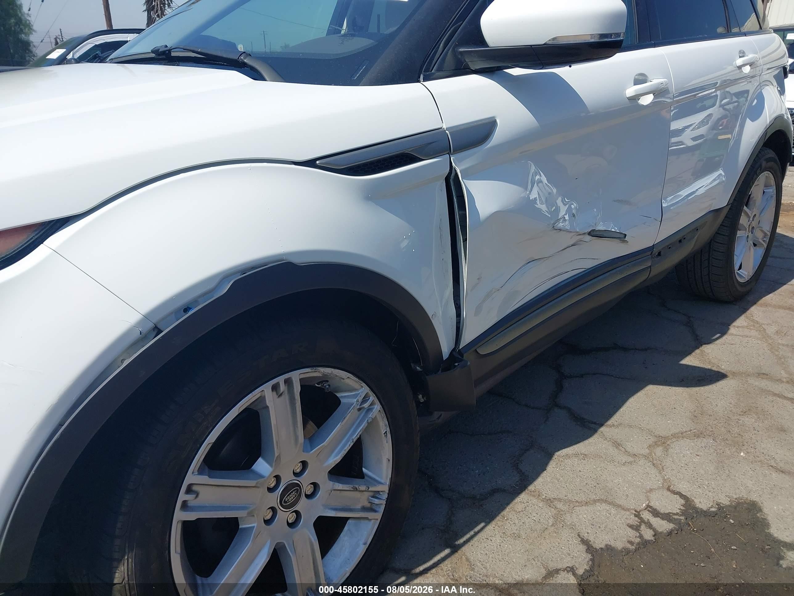 2013 Land rover Range rover evoque VIN SALVP2BG1DH821888 IAAI salvage auction — Side, Salvage (California), sold $2,150 on 2026-09-08 (photo 6)