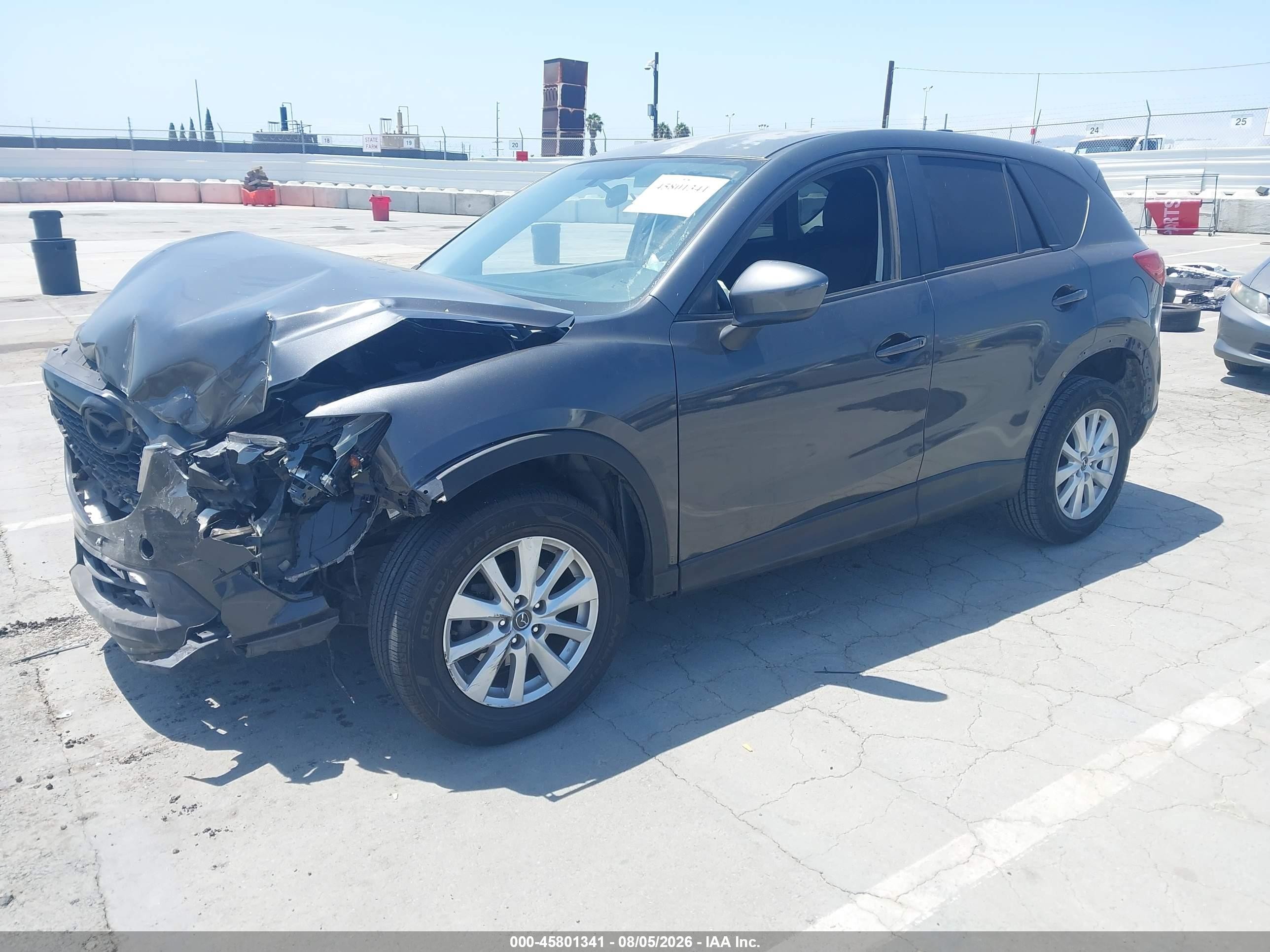 2014 Mazda Cx-5 VIN JM3KE2CY0E0330176 IAAI salvage auction — Front End, Salvage (California), sold $975 on 2026-09-23 (photo 2)