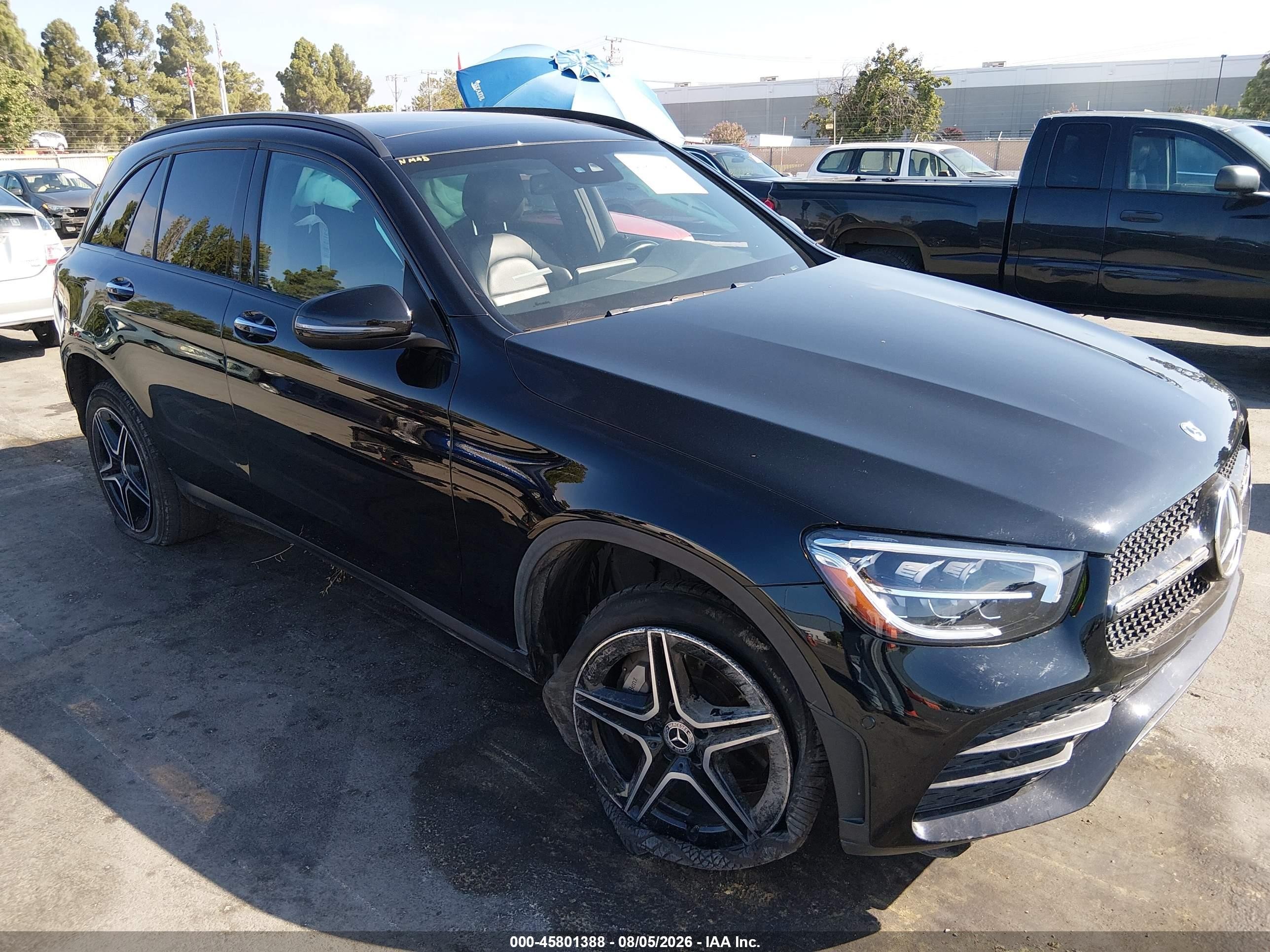 2022 Mercedes-Benz GLC-Class VIN W1N0G8EB6NV391484 — IAAI salvage auction photo