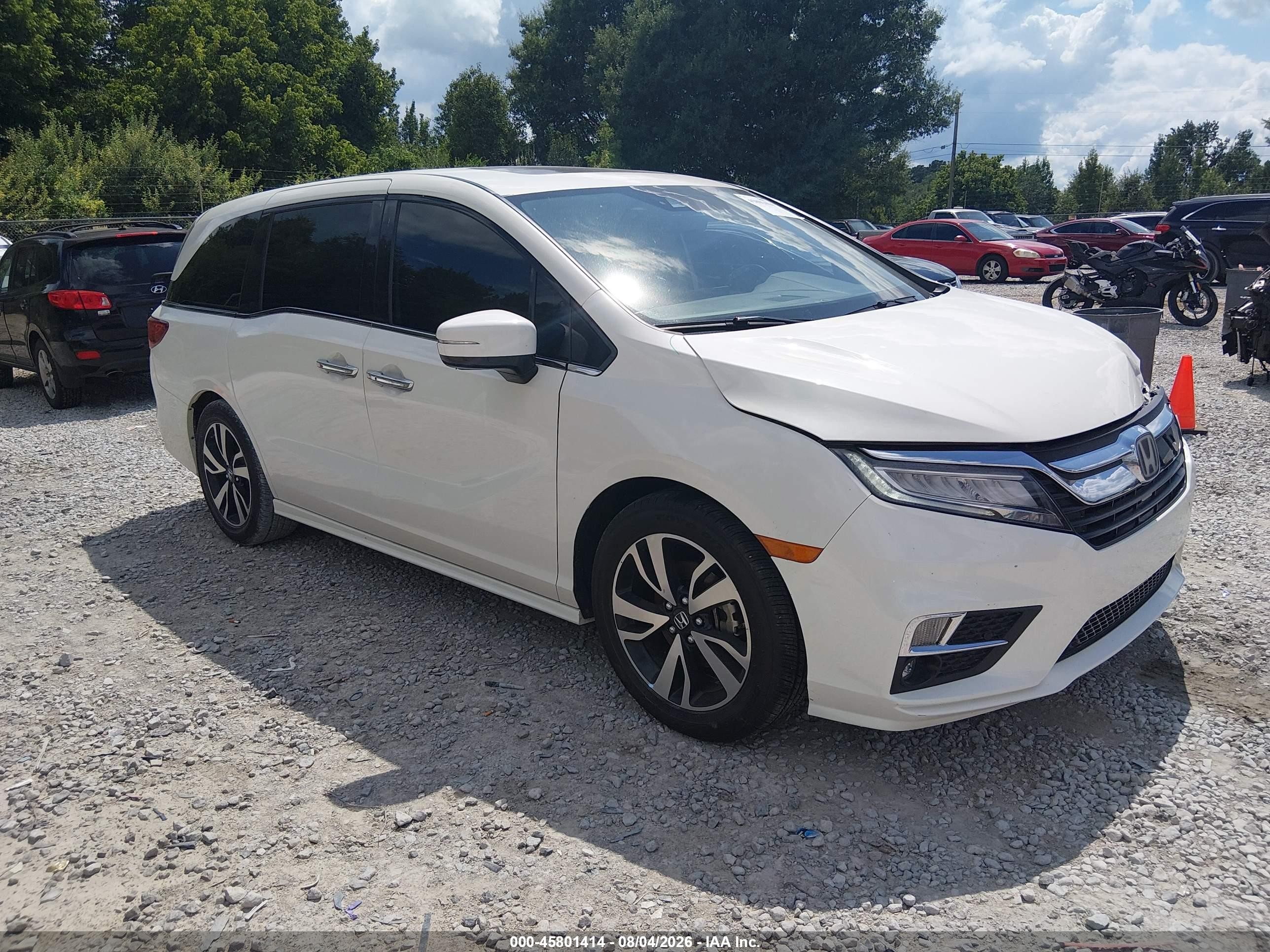 2019 Honda Odyssey VIN 5FNRL6H96KB053181 — IAAI salvage auction photo