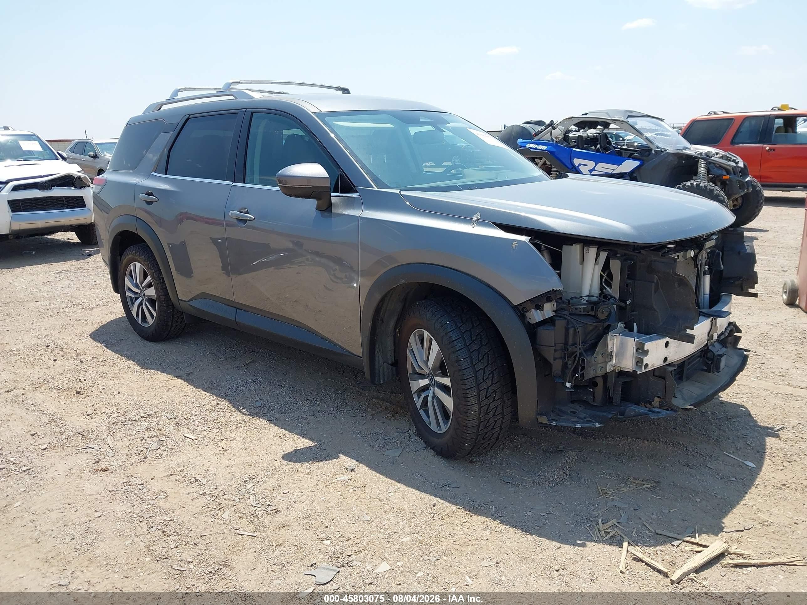 2022 Nissan Pathfinder VIN 5N1DR3CA8NC237463 — IAAI salvage auction photo