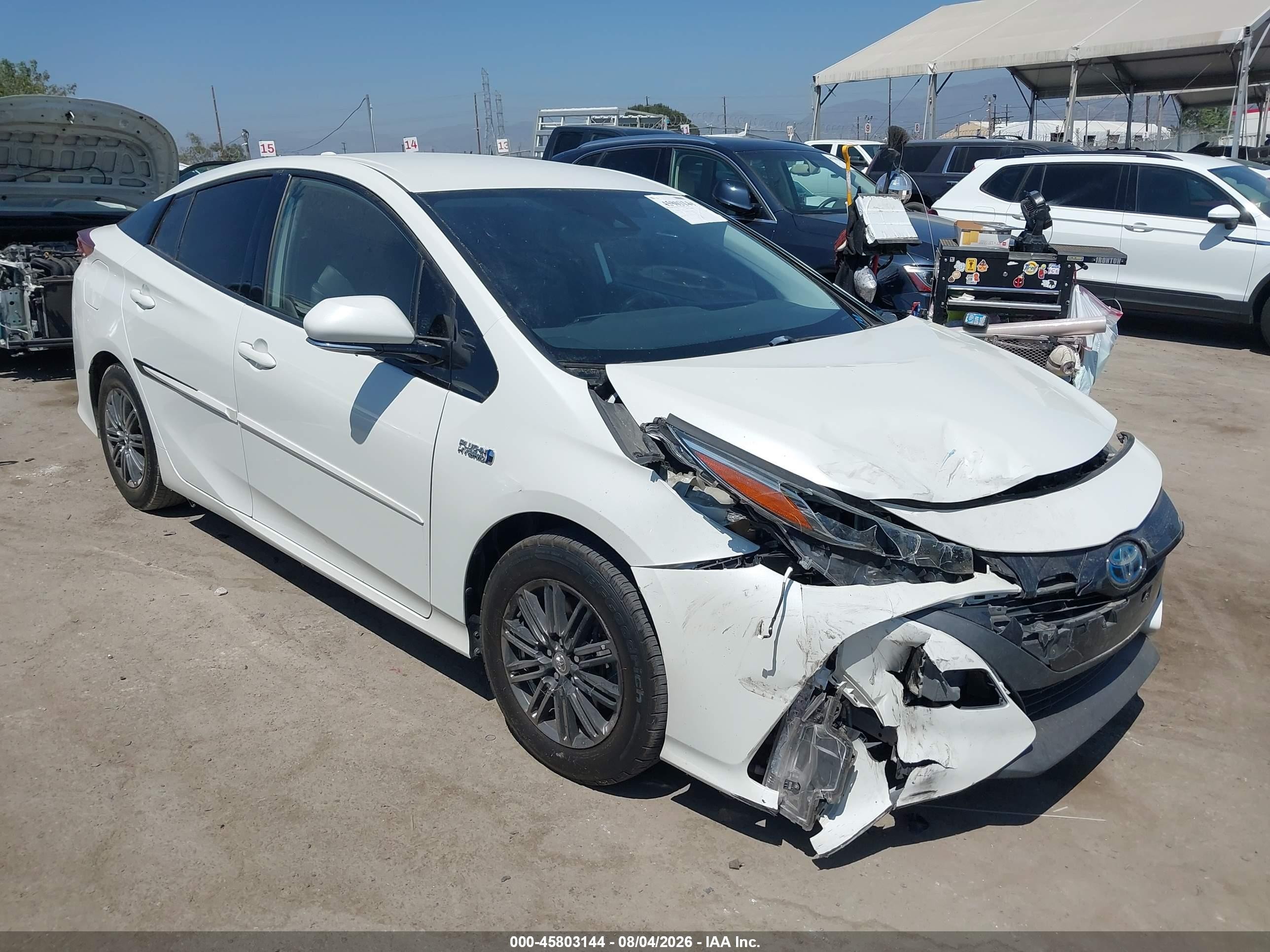 2020 Toyota Prius Prime VIN JTDKARFPXL3141577 — IAAI salvage auction photo