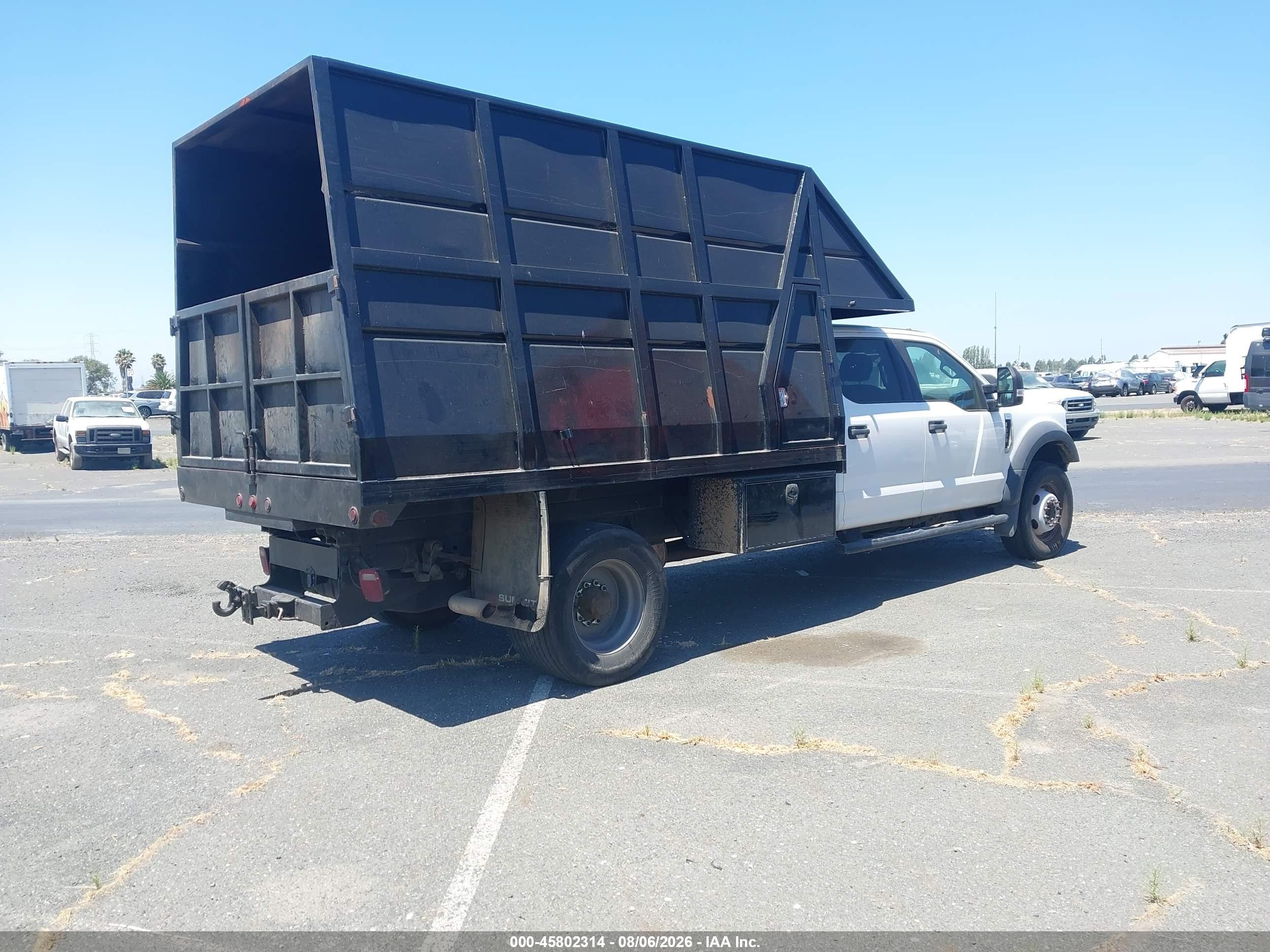 2018 Ford F550 VIN 1FD0W5HY1JEB55288 IAAI salvage auction — Front End, Salvage (California), sold $6,750 on 2026-09-08 (photo 4)