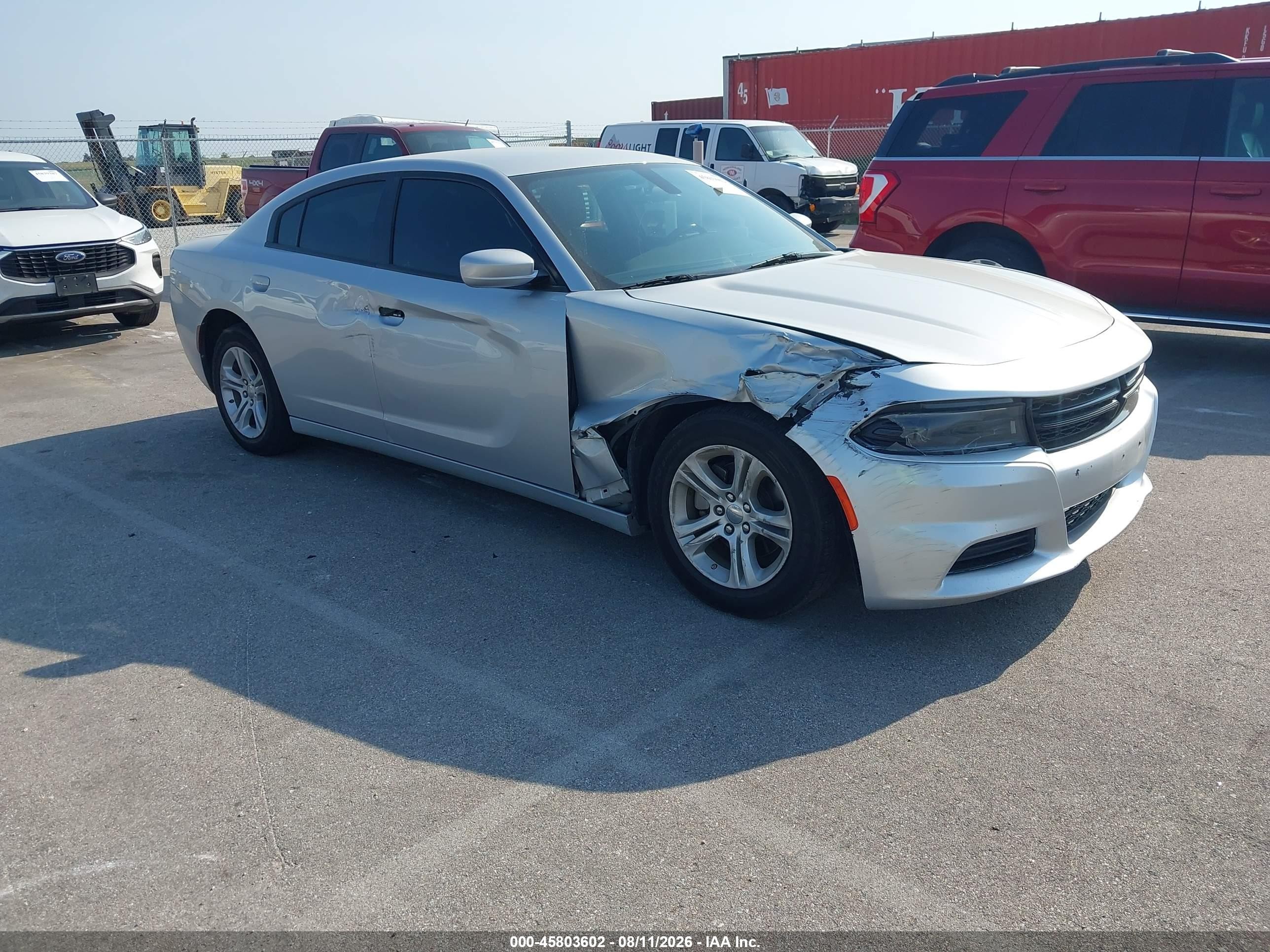 2022 Dodge Charger VIN 2C3CDXBG1NH161145 IAAI salvage auction — Side, Certificate Of Title (Nebraska), sold $3,700 on 2026-09-06 (photo 1)