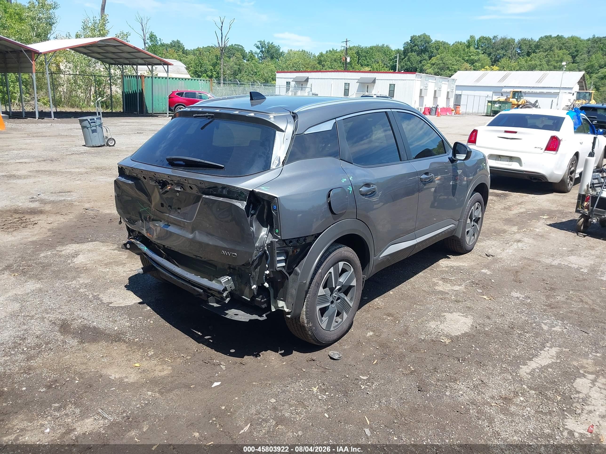 2026 Nissan Kicks VIN 3N8AP6CB1TL323551 IAAI salvage auction — Rear End, Salvage - Greater Than 75% (Maryland), sold $7,975 on 2026-09-14 (photo 4)