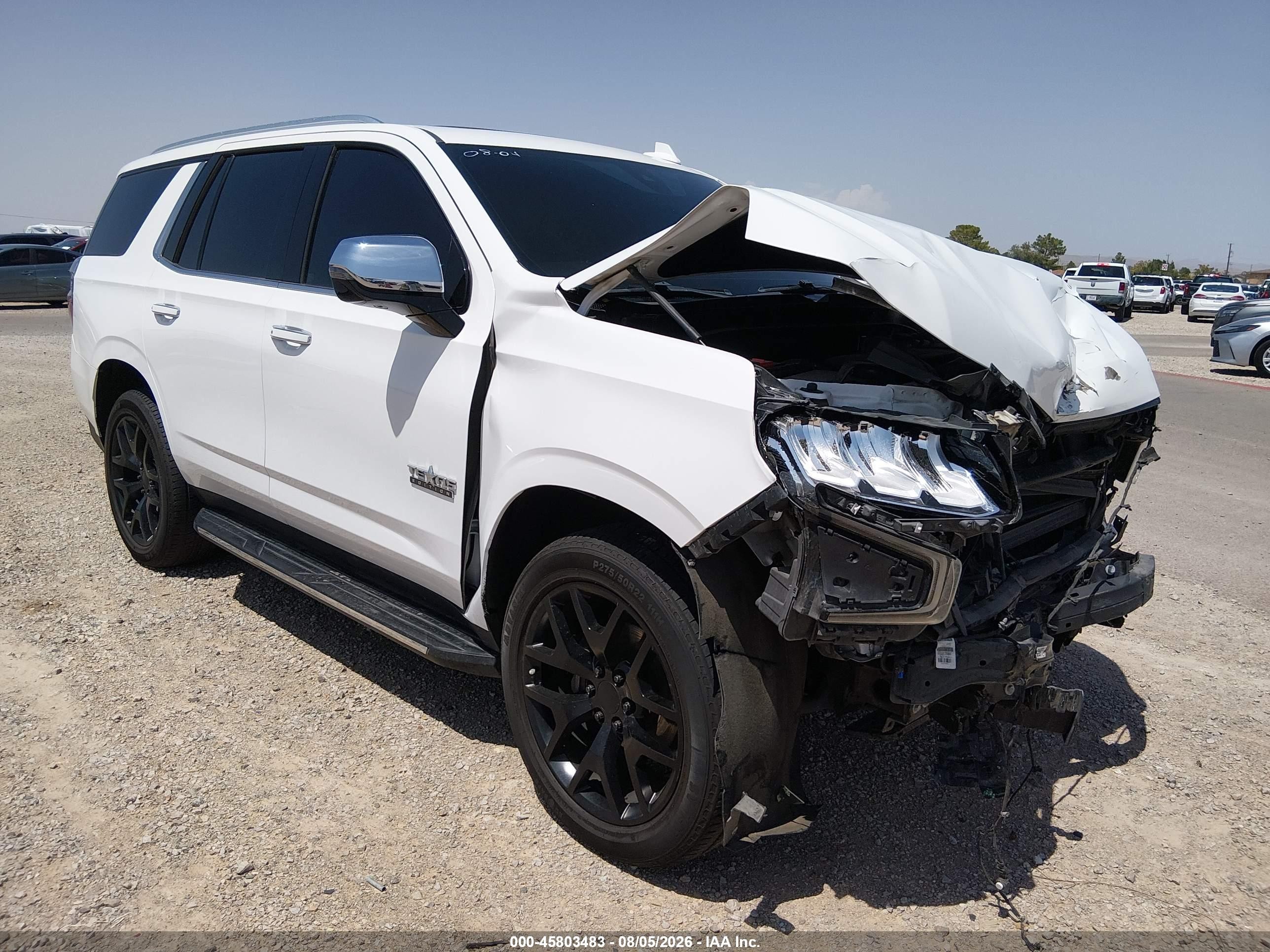 2021 Chevrolet Tahoe VIN 1GNSKSKD1MR101040 — IAAI salvage auction photo