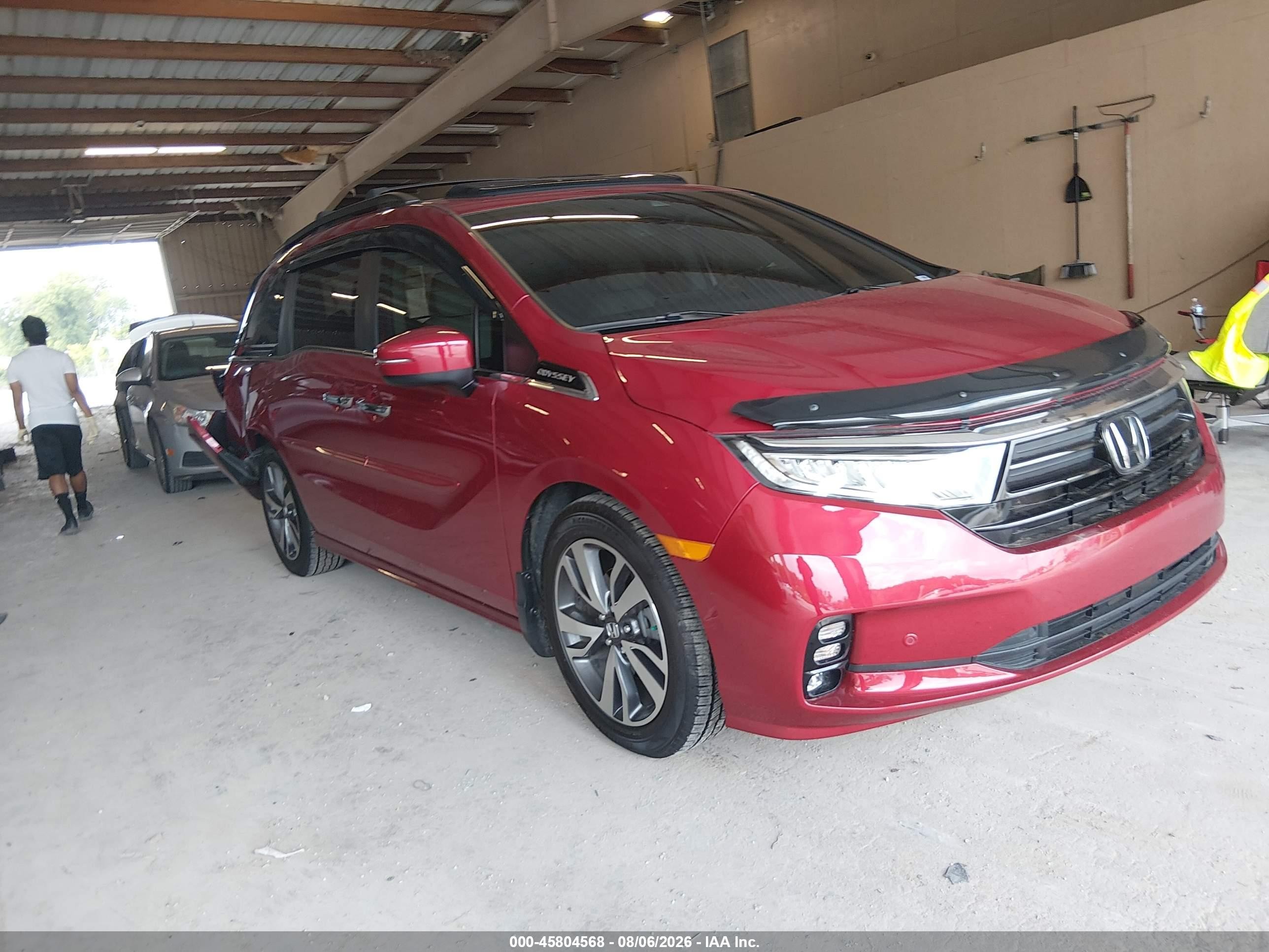 2022 Honda Odyssey VIN 5FNRL6H84NB057547 — IAAI salvage auction photo