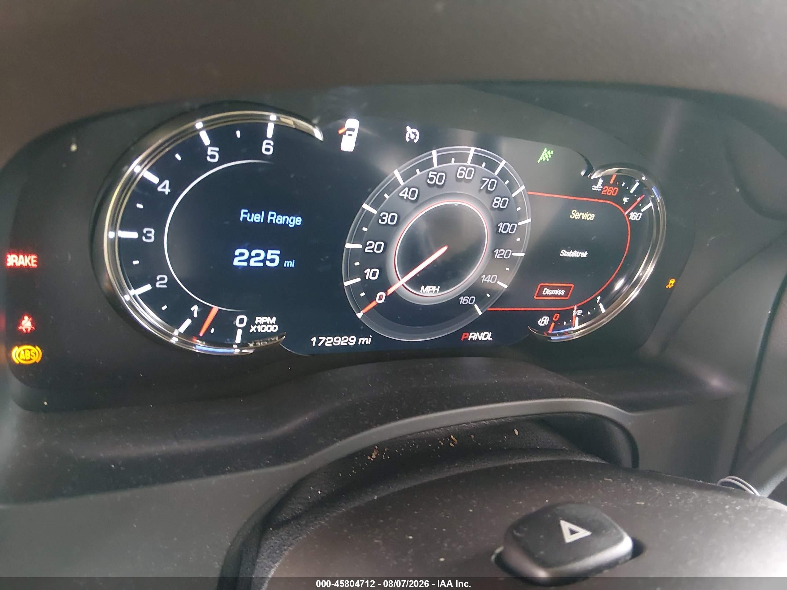 2017 Cadillac Escalade VIN 1GYS3BKJ9HR349466 IAAI salvage auction — Front End, Salvage (Idaho), sold $6,900 on 2026-09-12 (photo 7)