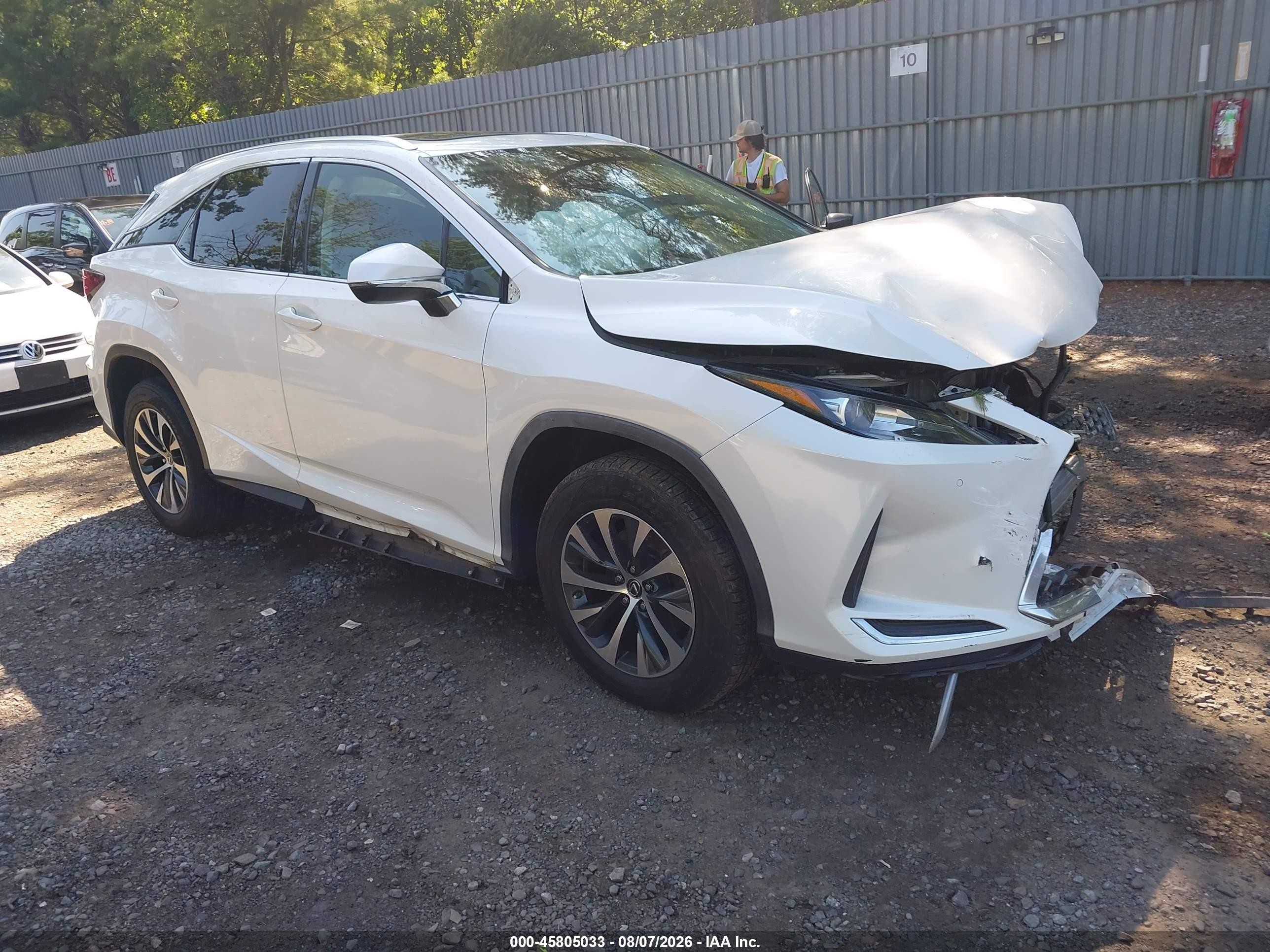 2020 Lexus RX 350 VIN 2T2HZMDA2LC254513 — IAAI salvage auction photo