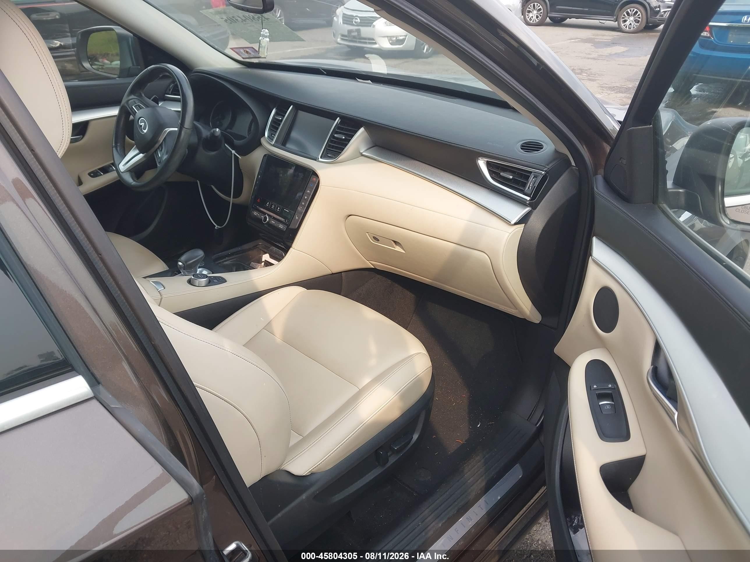 2019 Infiniti Qx50 VIN 3PCAJ5M31KF137309 IAAI salvage auction — Rear End, Salvage (New Jersey), sold $4,900 on 2026-09-26 (photo 5)