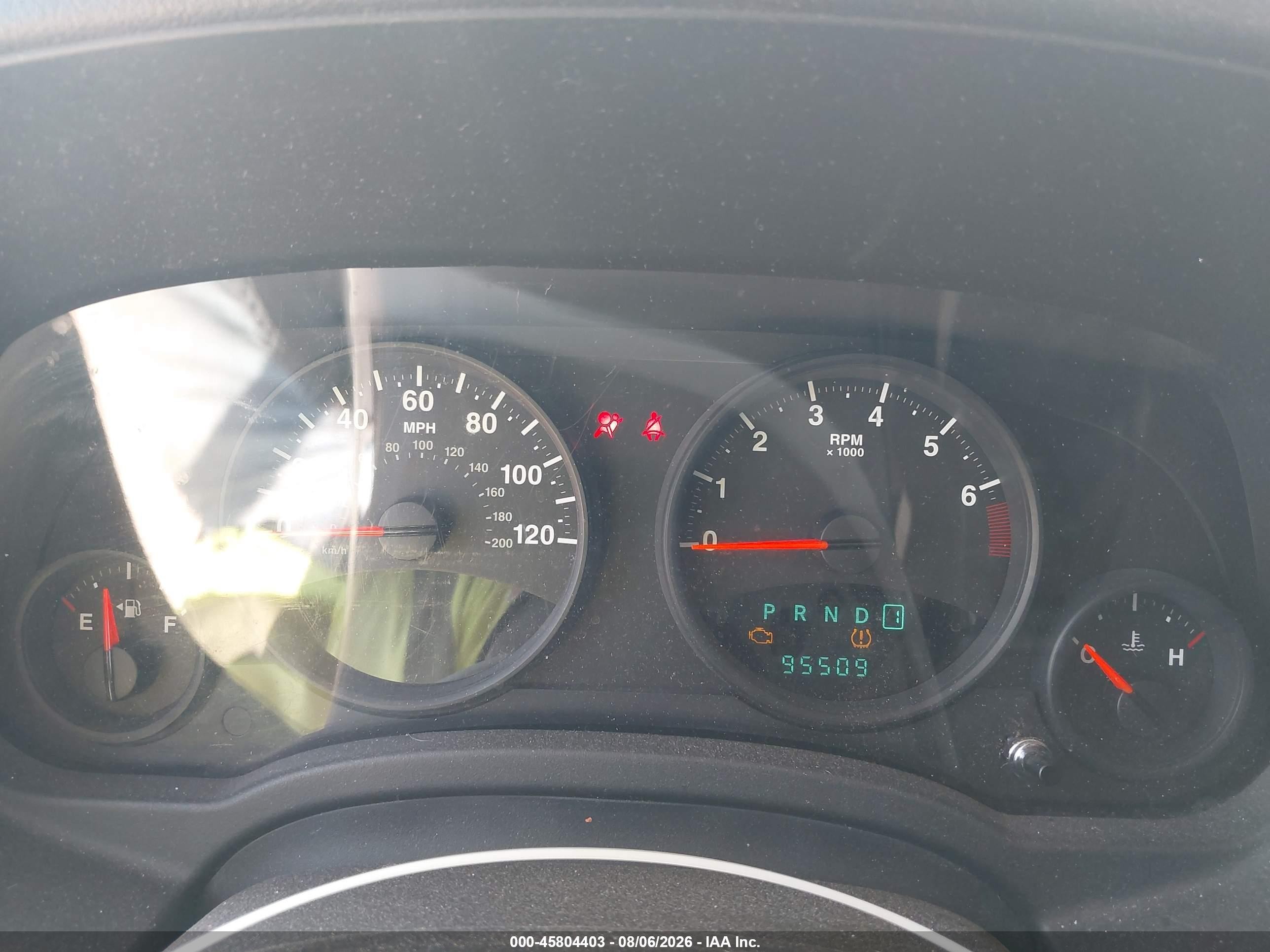2013 Jeep Liberty (patriot) VIN 1C4NJPFA6DD255374 IAAI salvage auction — Front End, Salvage (Texas), sold $350 on 2026-09-19 (photo 7)