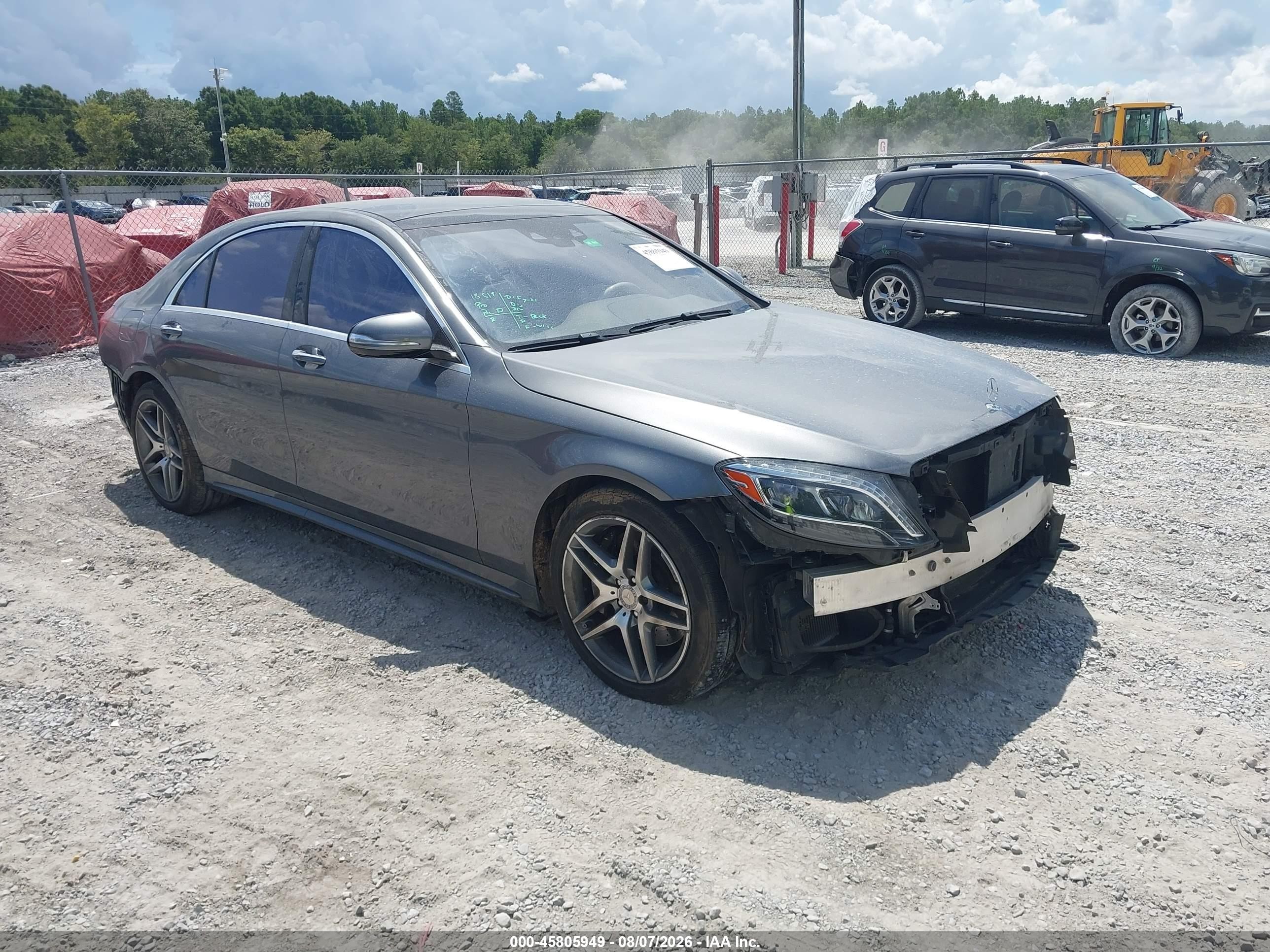 2017 Mercedes-Benz S-Class VIN WDDUG8FB3HA318145 — IAAI salvage auction photo