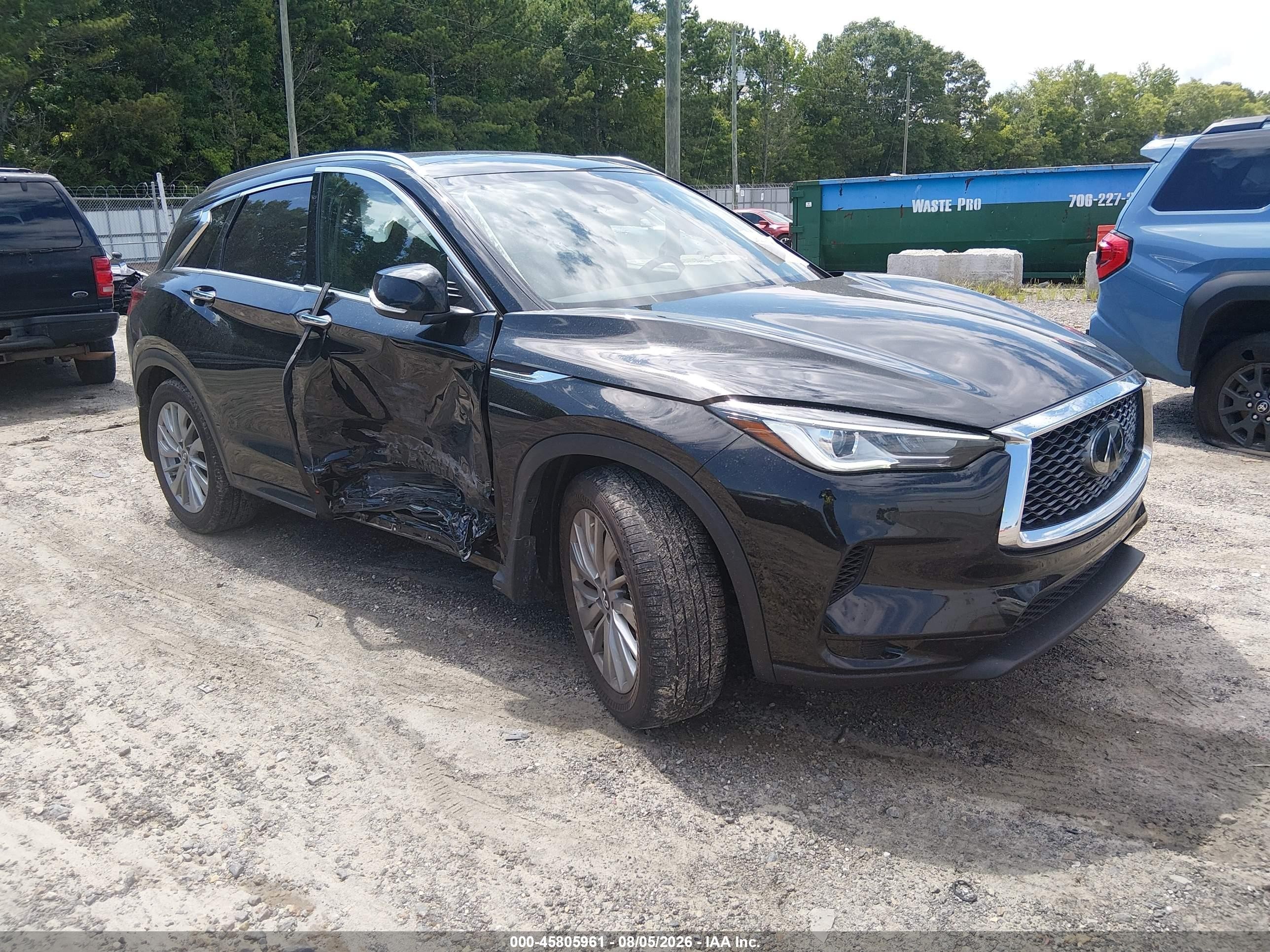 2023 Infiniti QX50 VIN 3PCAJ5BAXPF117942 — IAAI salvage auction photo