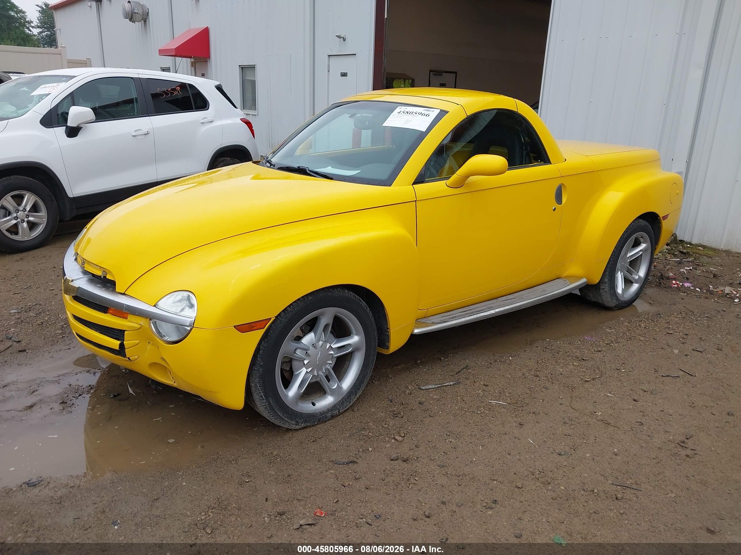 2004 Chevrolet Ssr VIN 1GCES14P84B106302 IAAI salvage auction — Front End, Clear (Michigan), sold $9,800 on 2026-09-08 (photo 2)