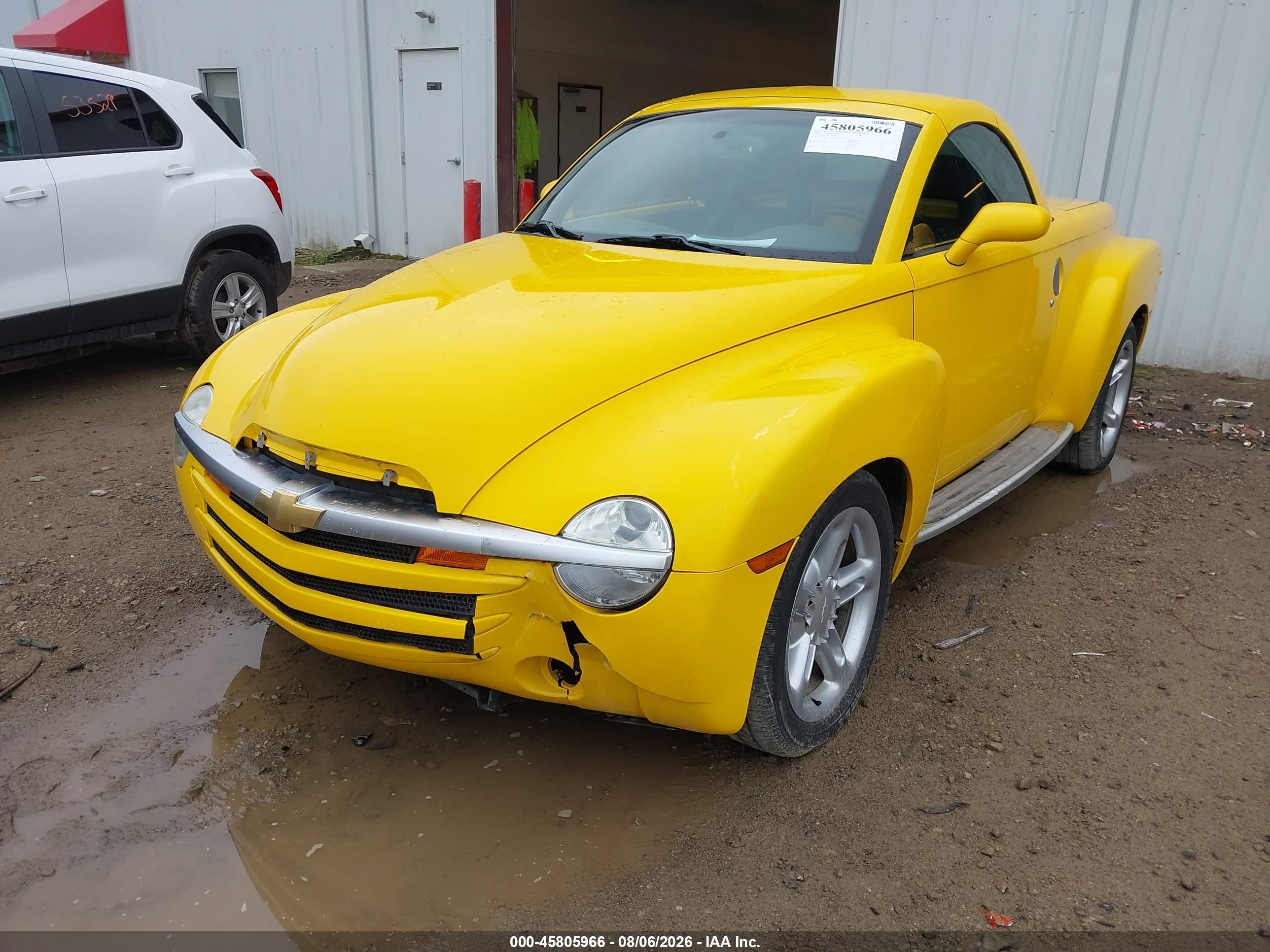 2004 Chevrolet Ssr VIN 1GCES14P84B106302 IAAI salvage auction — Front End, Clear (Michigan), sold $9,800 on 2026-09-08 (photo 6)