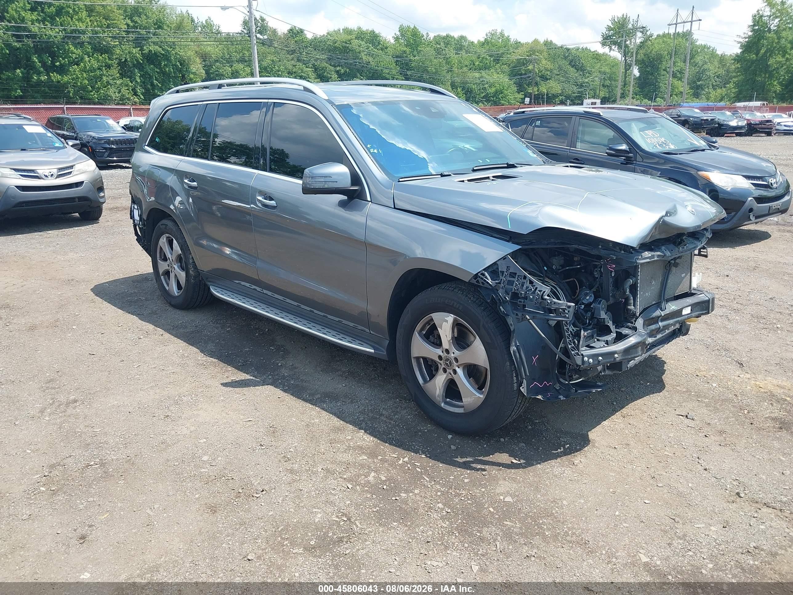2017 Mercedes-Benz GLS-Class VIN 4JGDF6EE5HA979197 — IAAI salvage auction photo