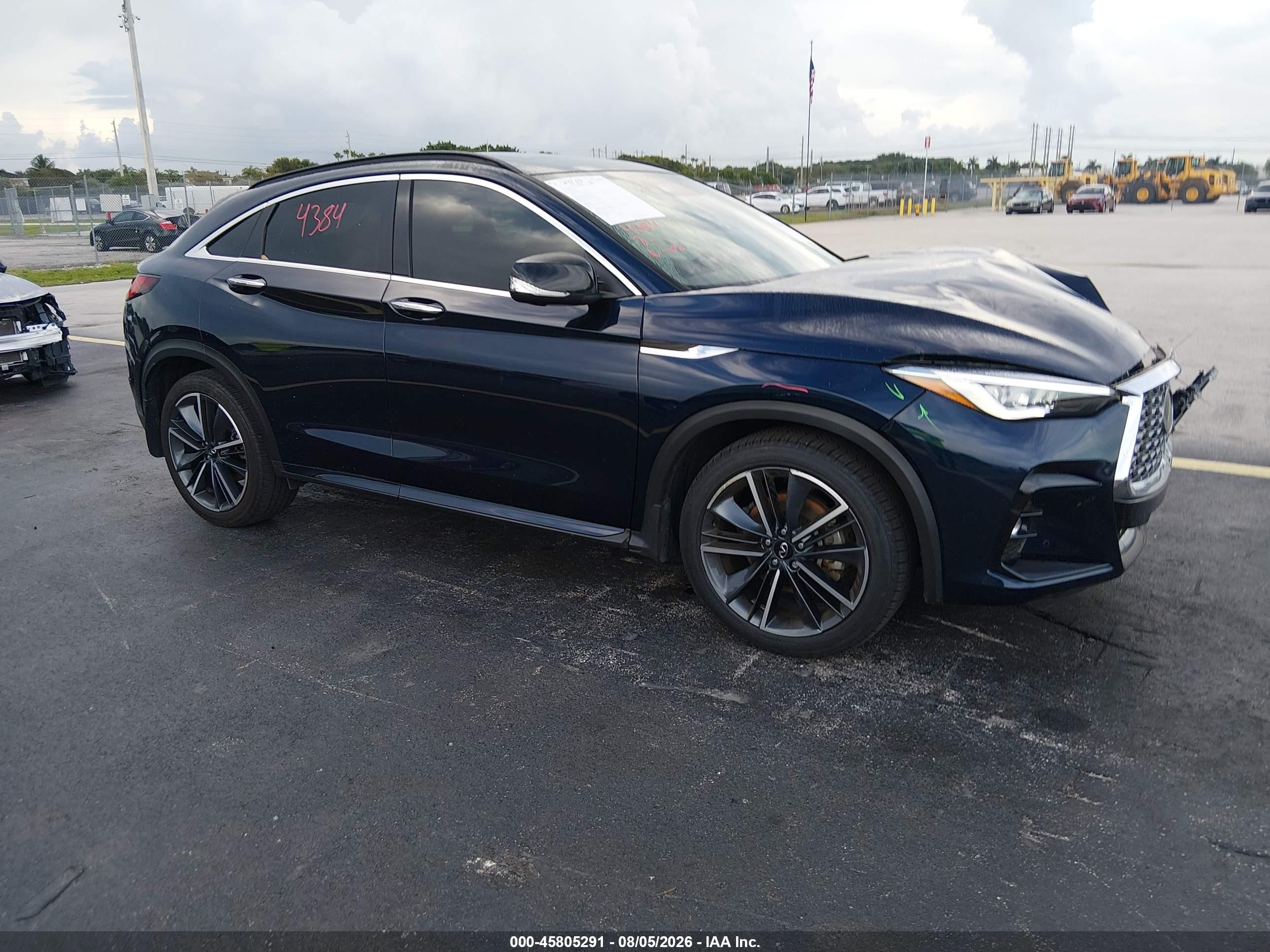 2023 Infiniti QX55 VIN 3PCAJ5KR5PF121211 — IAAI salvage auction photo