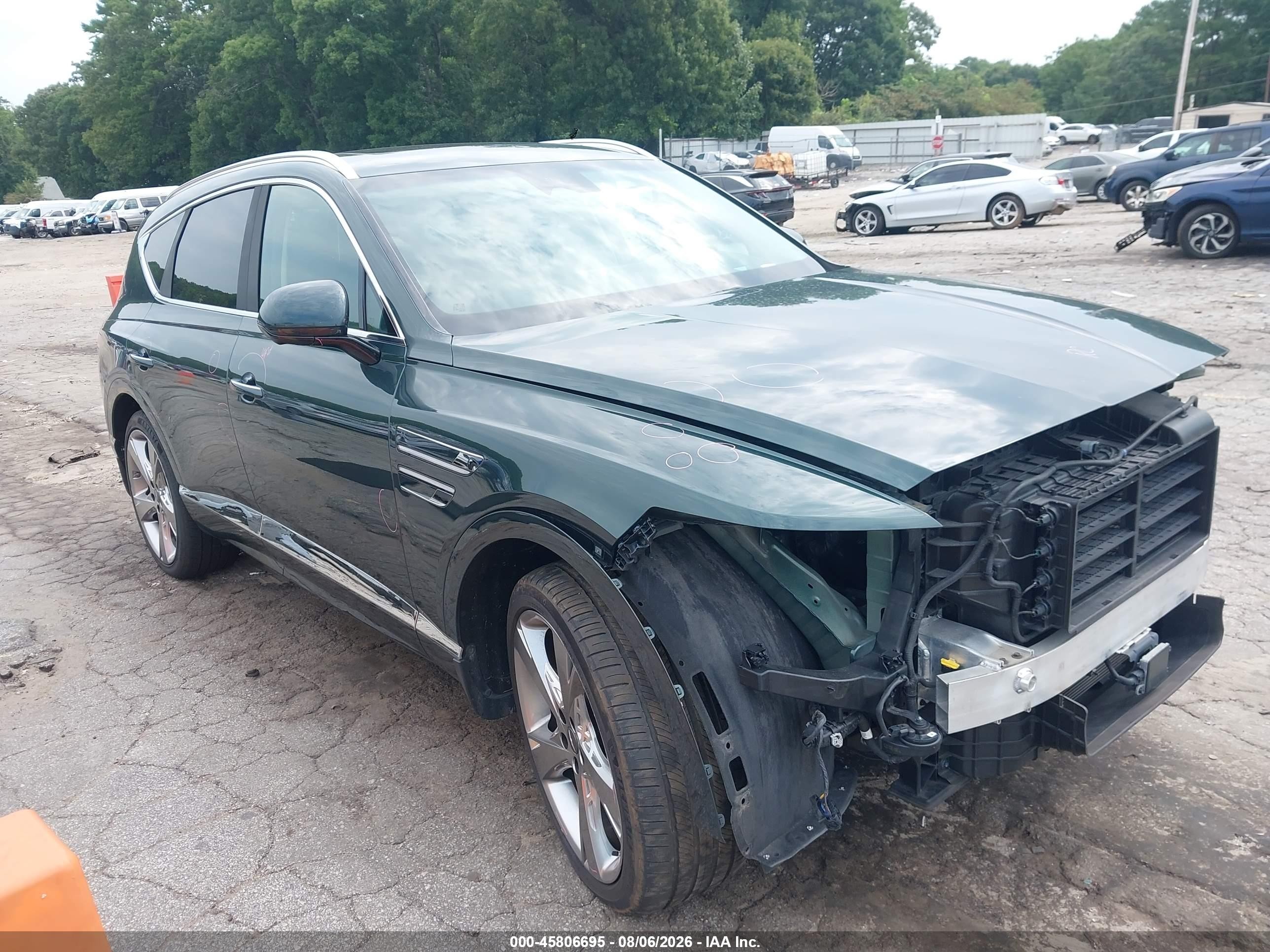 2022 Genesis GV80 VIN KMUHBDSB3NU100643 — IAAI salvage auction photo