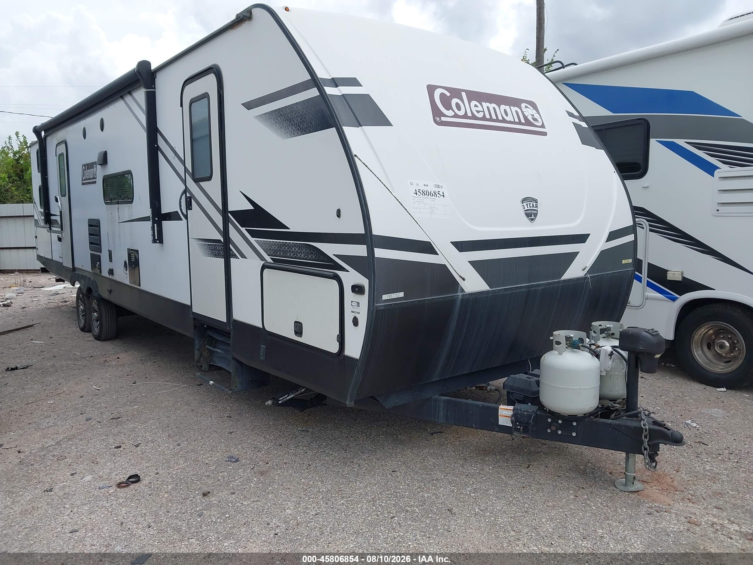 2022 Coleman Other VIN 4YDTCMR23NM932867 IAAI salvage auction — Unknown, Original (Texas), sold $9,500 on 2026-09-23 (photo 1)