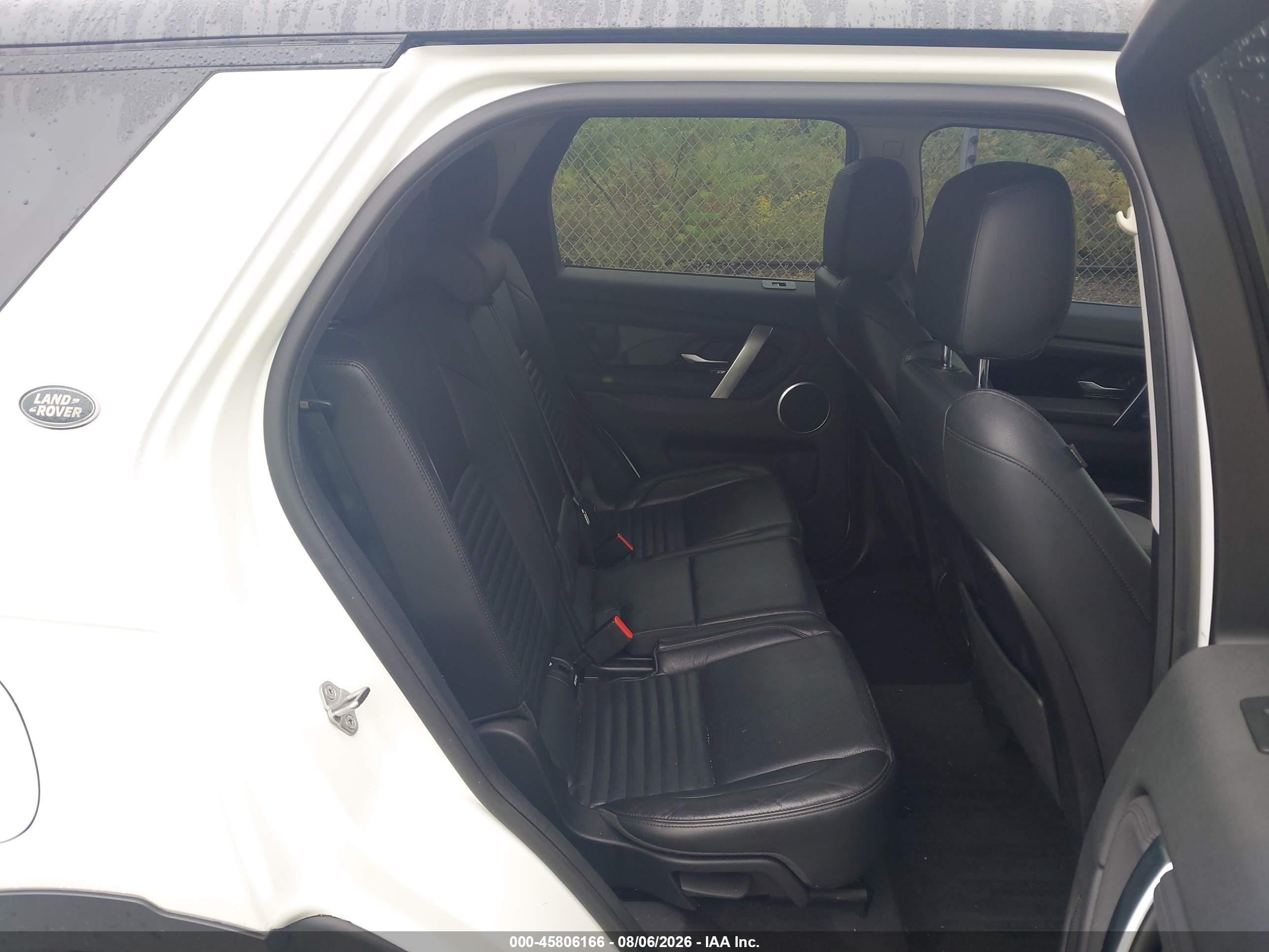 2020 Land Rover Discovery Sport VIN SALCJ2FX8LH833862 IAAI salvage auction — Side, Salvage (Pennsylvania), sold $7,200 on 2026-09-12 (photo 8)