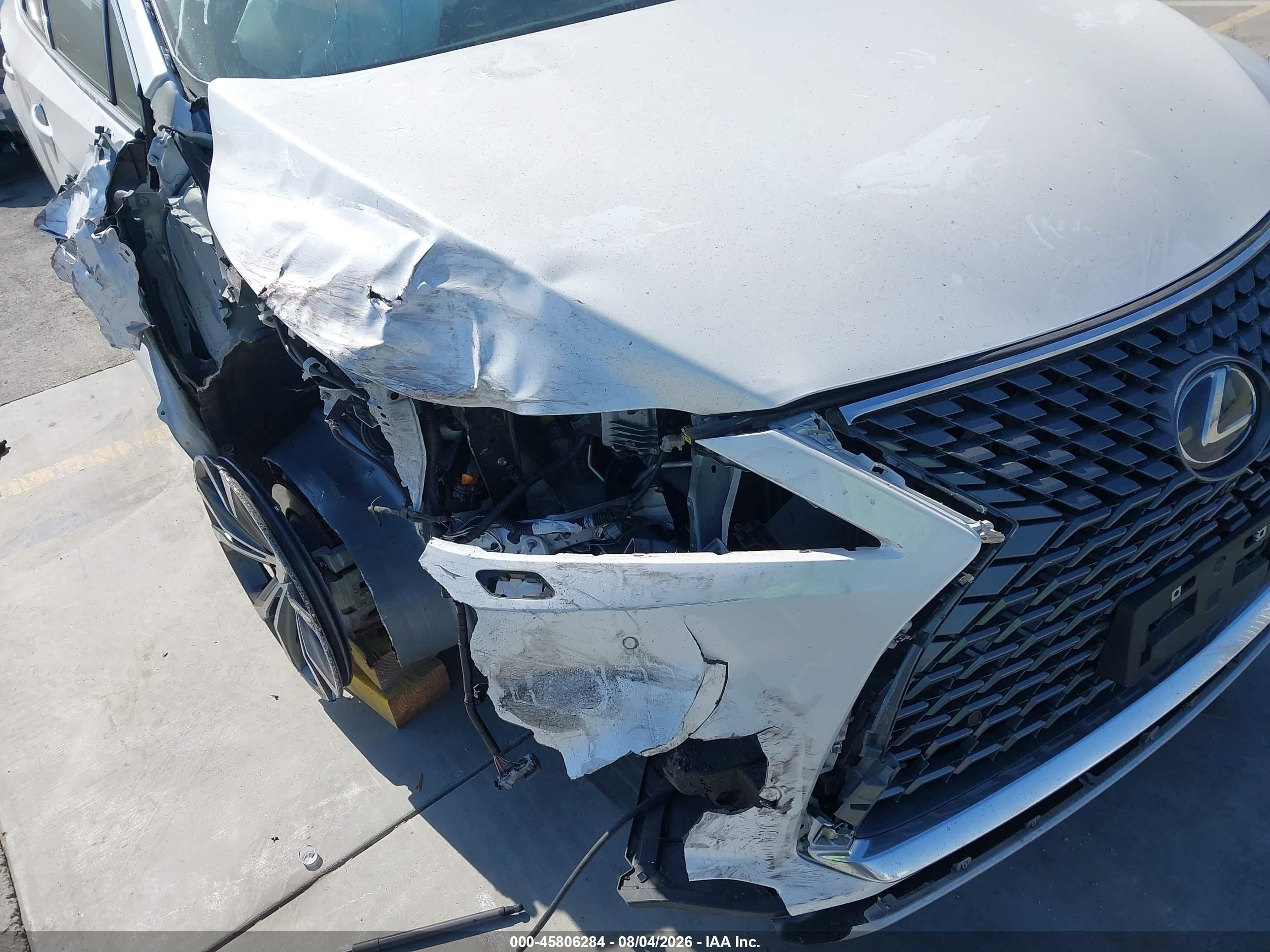2022 Lexus Rx VIN 2T2HGMDA4NC092005 IAAI salvage auction — Front End, Salvage (California), sold $14,200 on 2026-09-05 (photo 6)