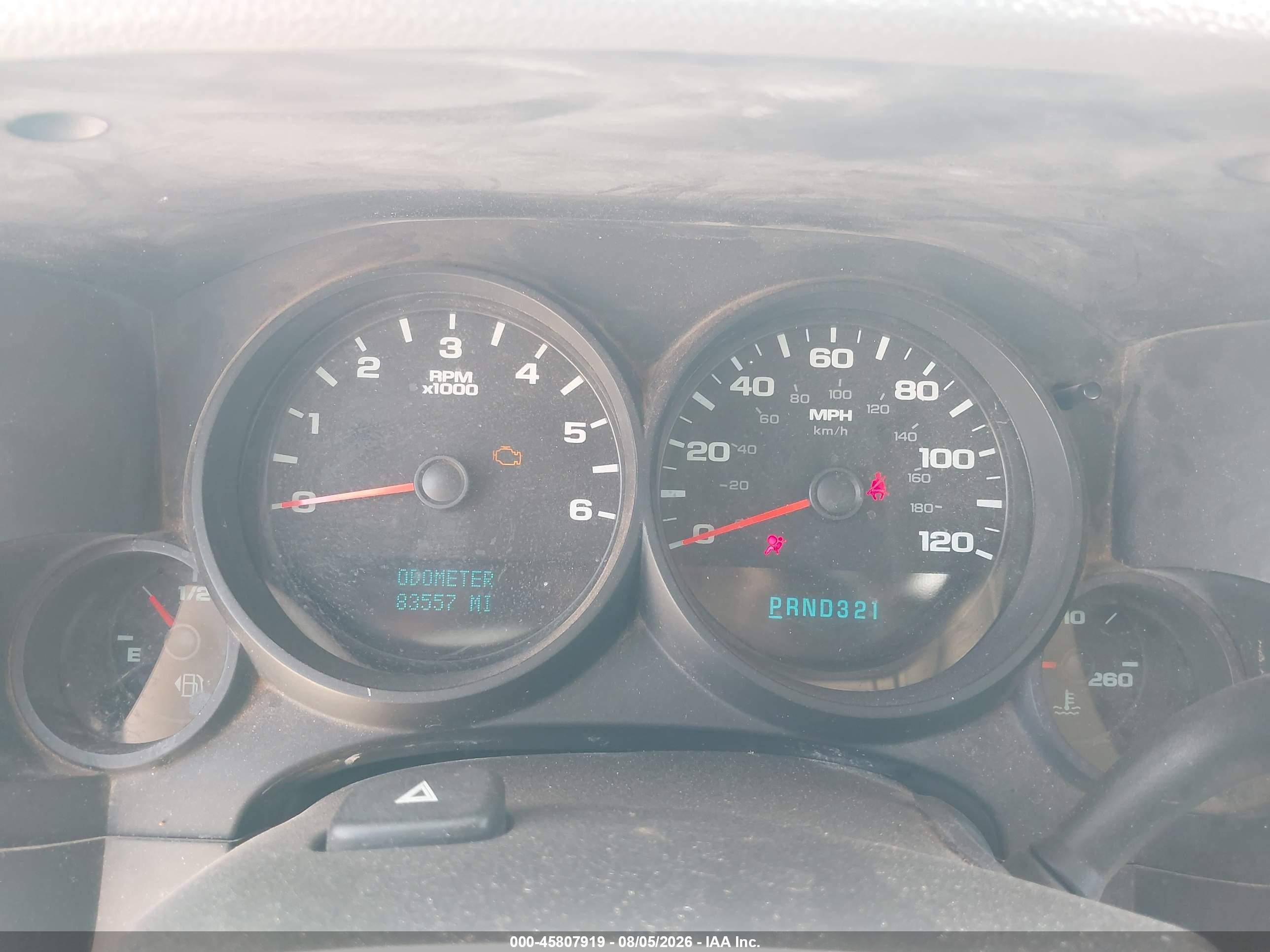 2008 Gmc Sierra 1500 VIN 3GTEC13CX8G206927 IAAI salvage auction — Front End, Original (Texas), sold $2,700 on 2026-09-11 (photo 7)