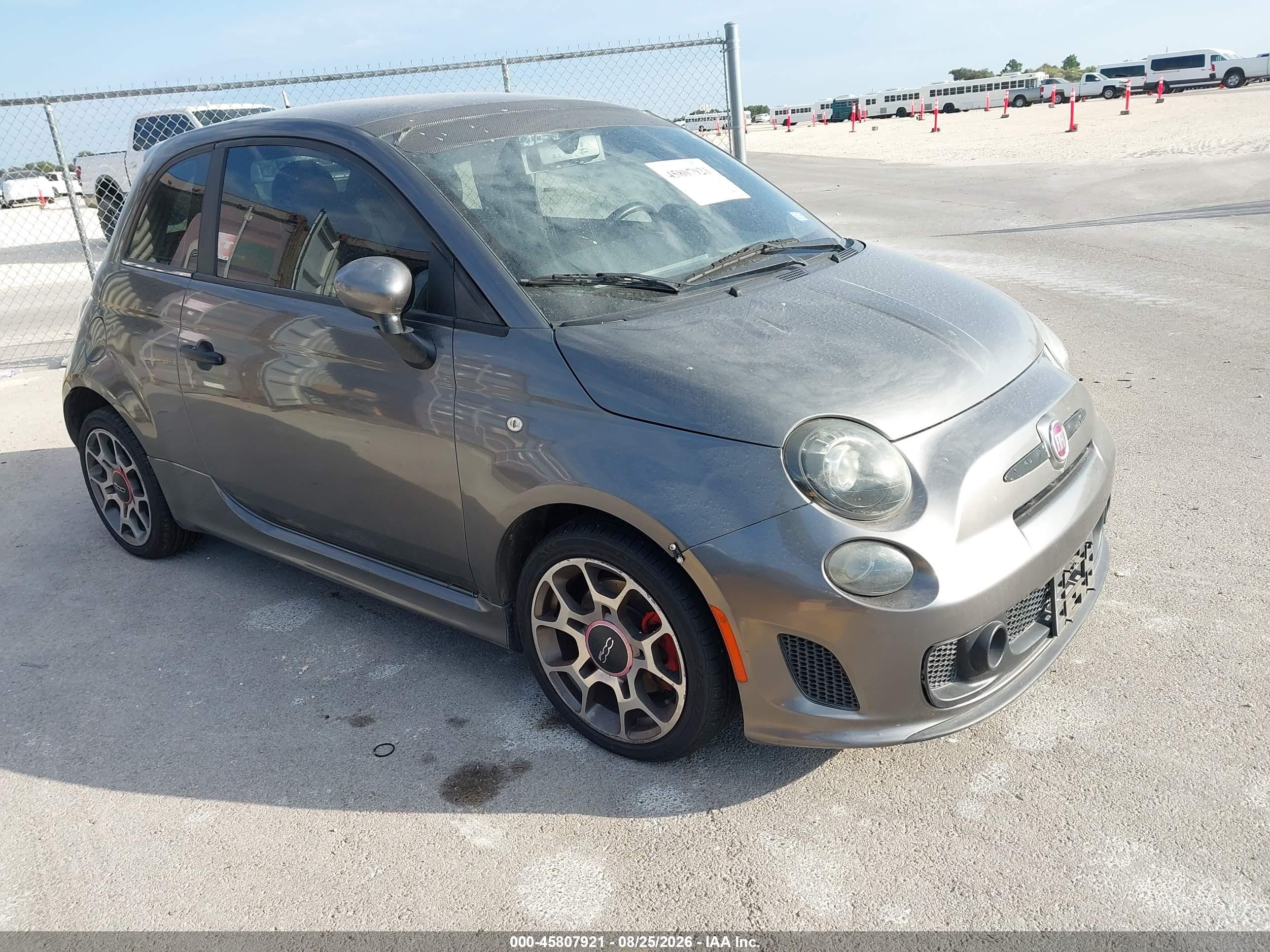 2013 Fiat 500 VIN 3C3CFFHH9DT613532 IAAI salvage auction — Normal Wear, Original (Texas), sold $1,000 on 2026-09-03 (photo 1)