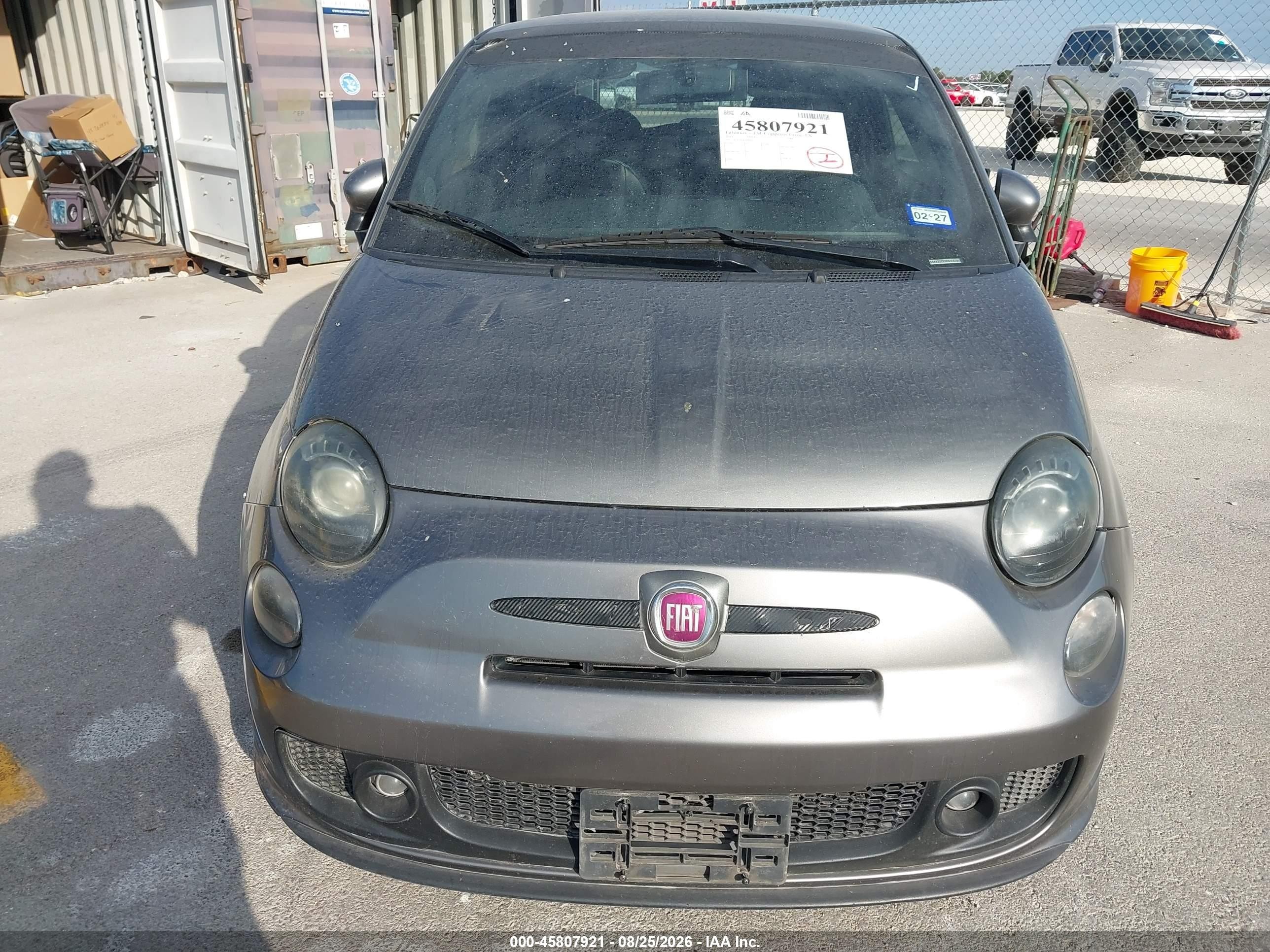 2013 Fiat 500 VIN 3C3CFFHH9DT613532 IAAI salvage auction — Normal Wear, Original (Texas), sold $1,000 on 2026-09-03 (photo 6)