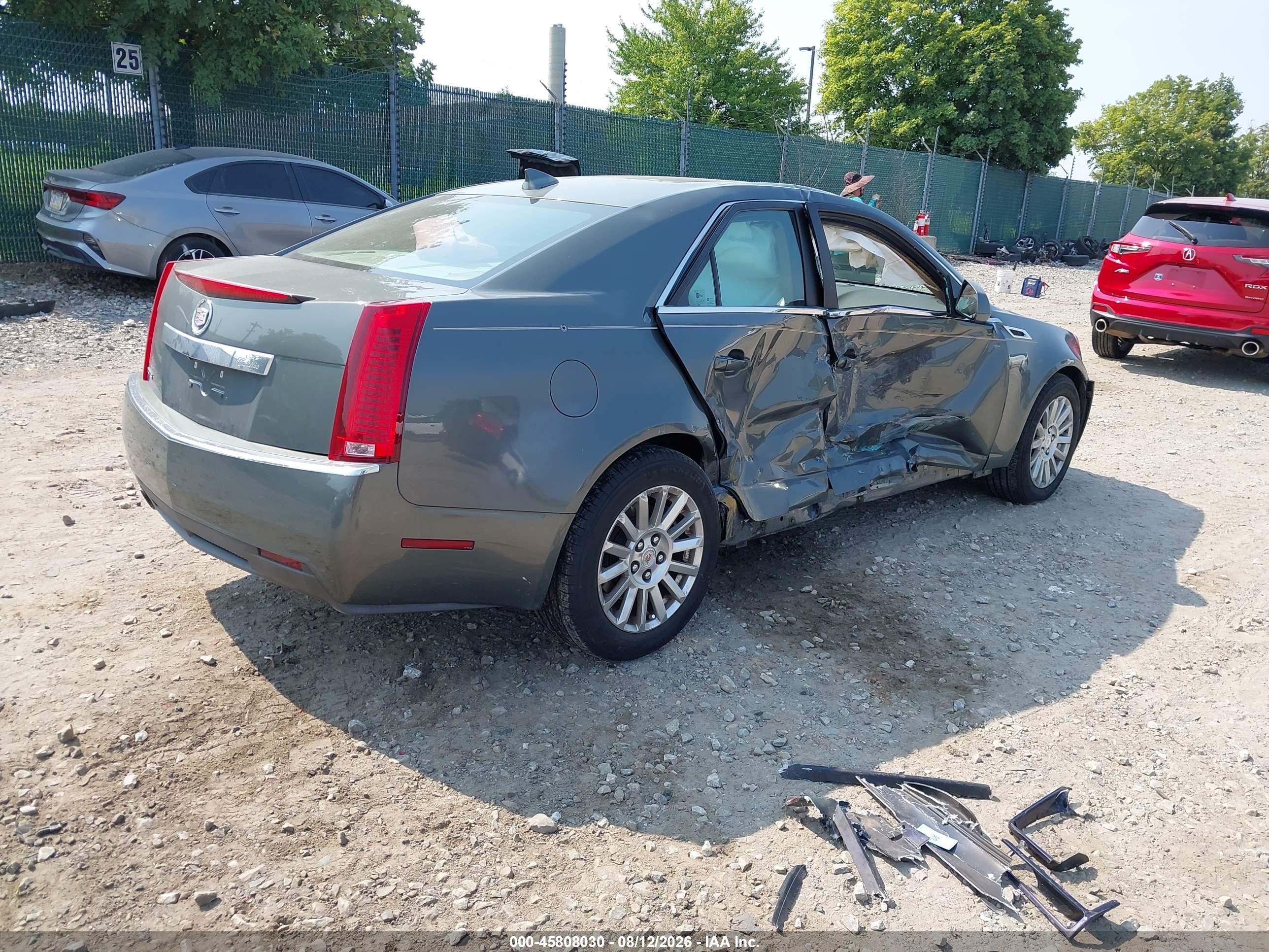 2011 Cadillac CTS VIN 1G6DF5EY9B0108618 IAAI salvage auction — Side, Wait Title, sold $600 on 2026-09-20 (photo 4)