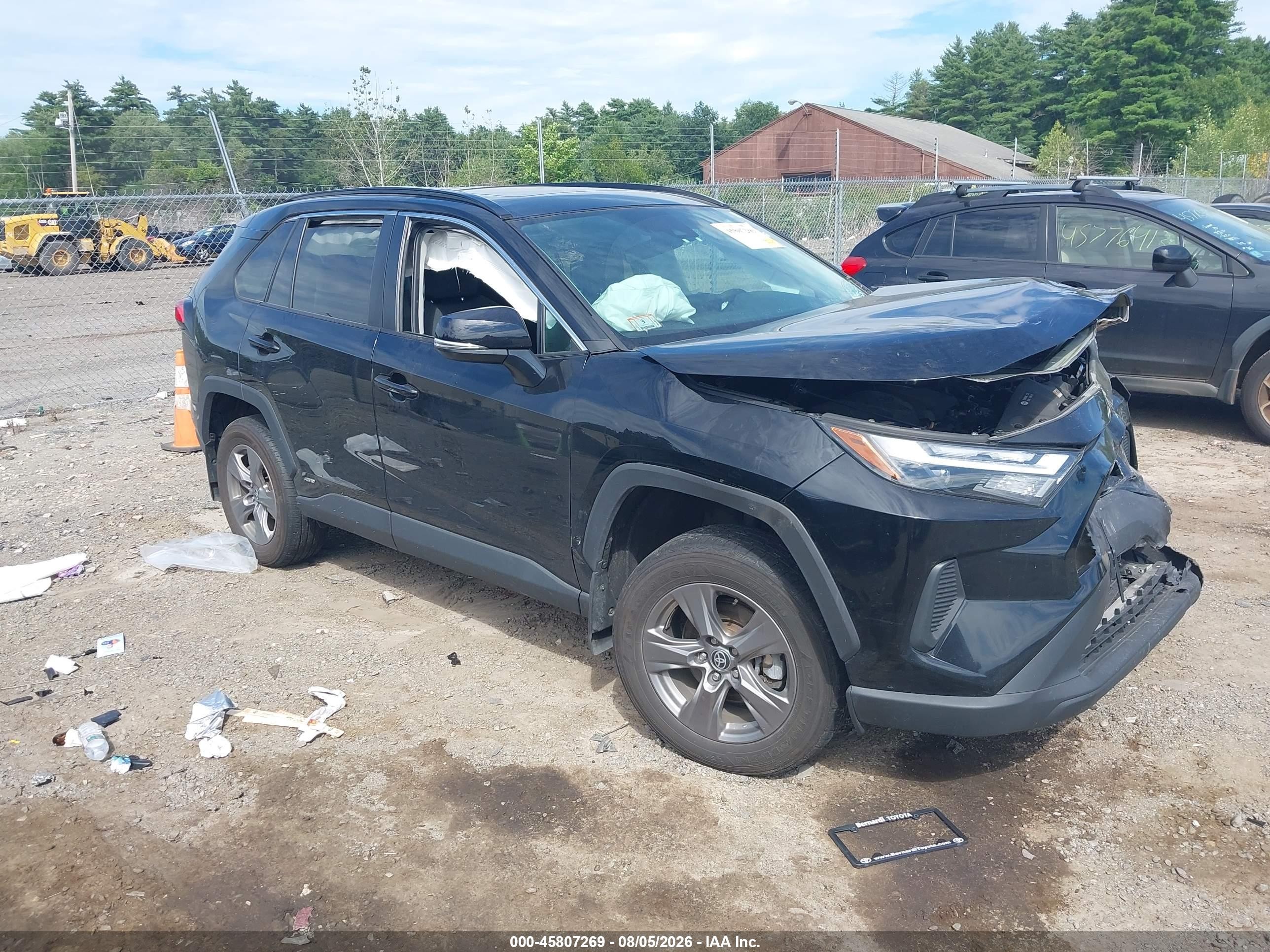 2024 Toyota RAV4 Hybrid VIN 4T3RWRFV1RU134487 — IAAI salvage auction photo