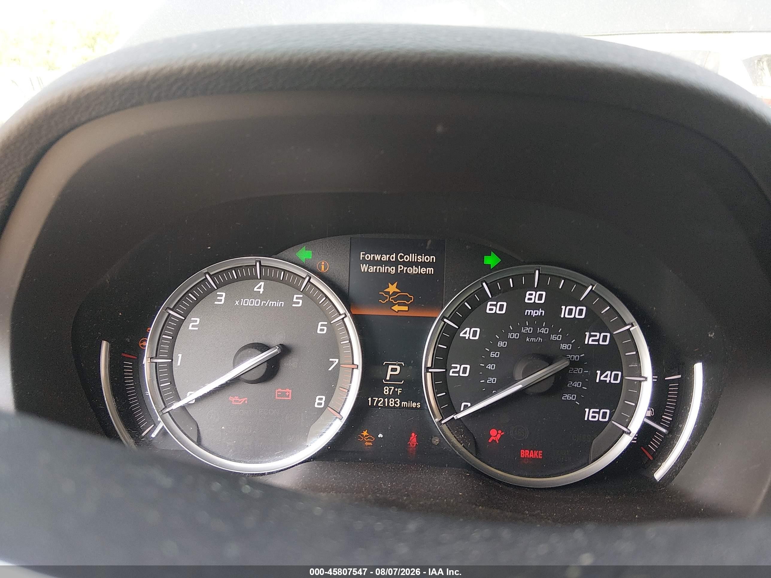 2016 Acura Mdx VIN 5FRYD3H41GB002608 IAAI salvage auction — Side, Salvage (Mississippi), sold $1,550 on 2026-09-11 (photo 7)
