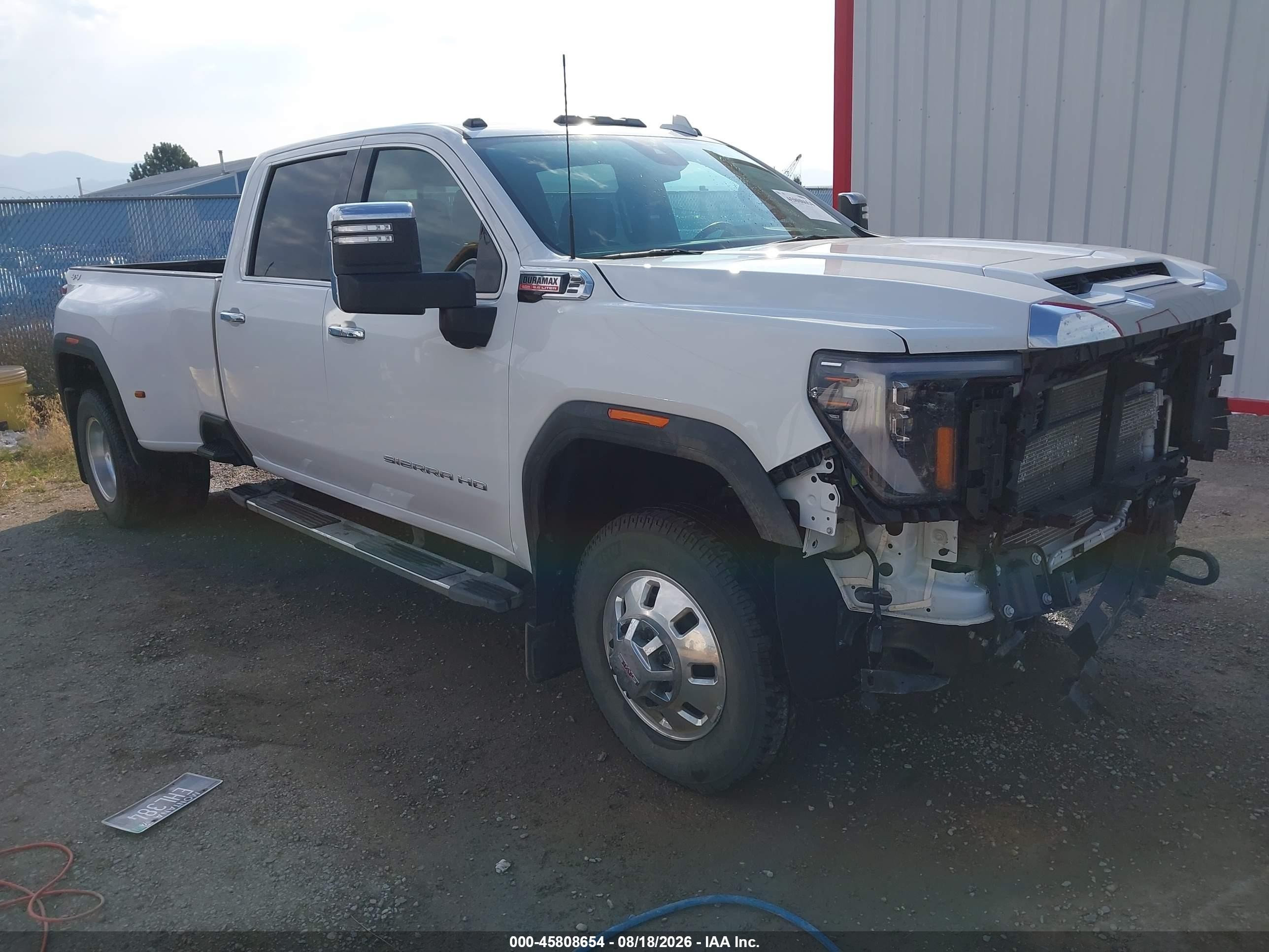 2025 GMC Sierra 3500 HD VIN 1GT4UUEY7SF230355 — IAAI salvage auction photo