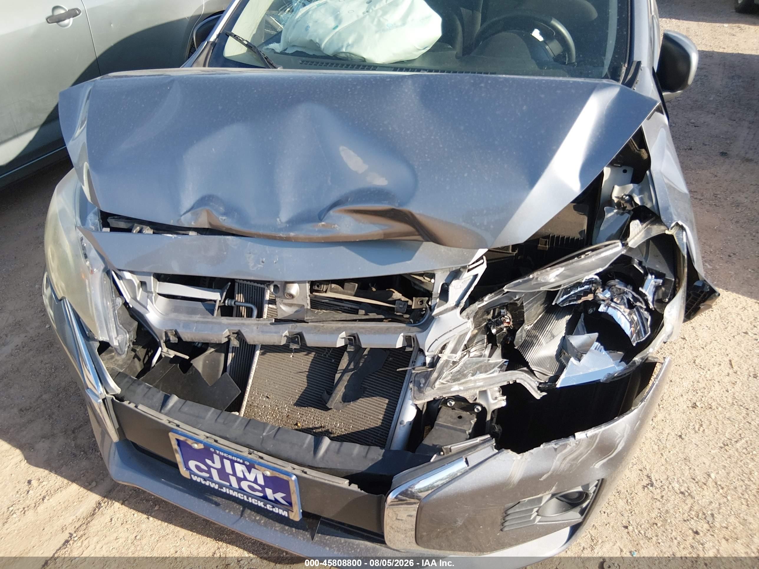 2022 Mitsubishi Mirage VIN ML32AUHJ4NH003697 IAAI salvage auction — Front End, Salvage (Arizona), sold $1,150 on 2026-09-25 (photo 6)