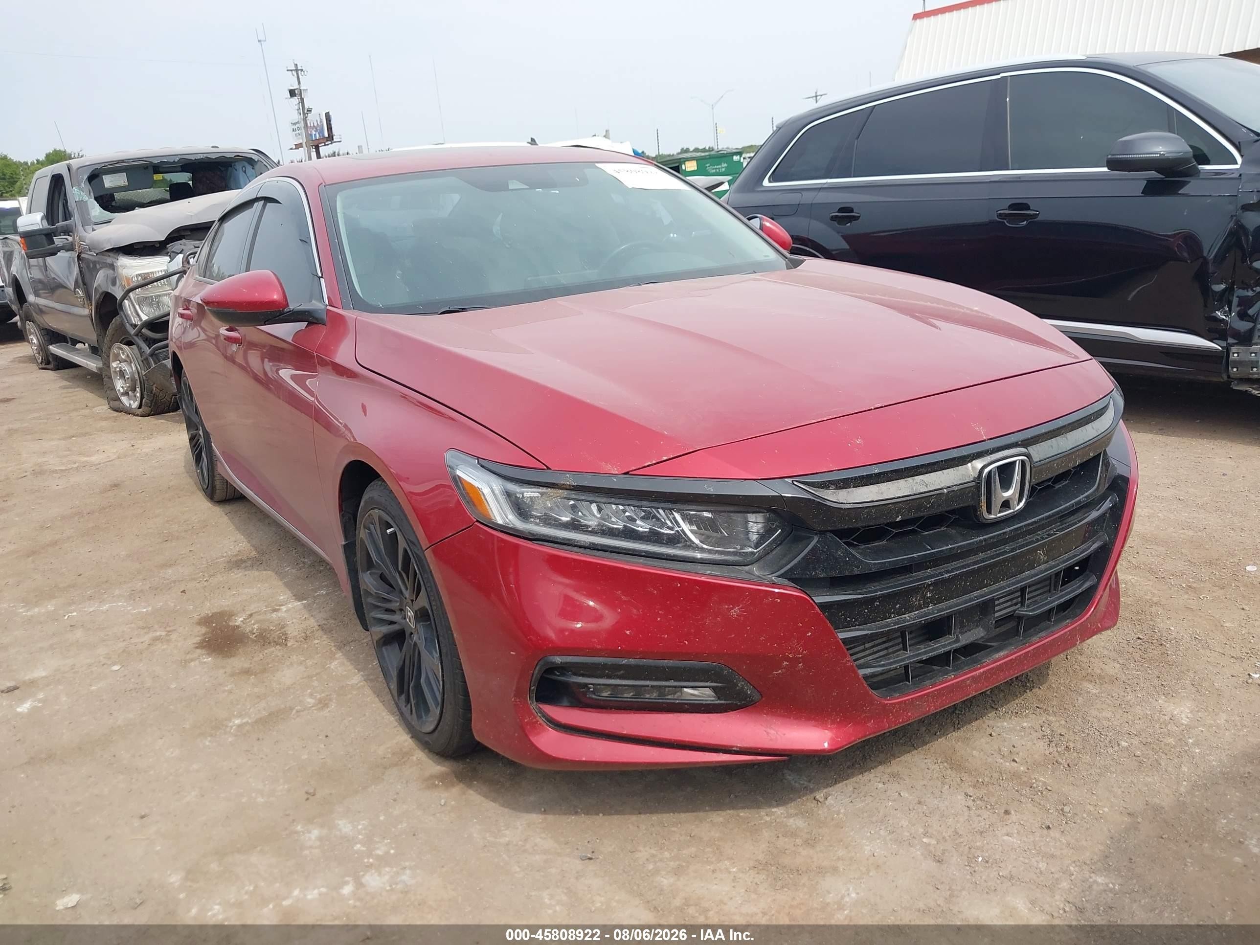 2019 Honda Accord VIN 1HGCV1F51KA021414 IAAI salvage auction — Normal Wear, Wait Title, sold $5,300 on 2026-09-22 (photo 1)