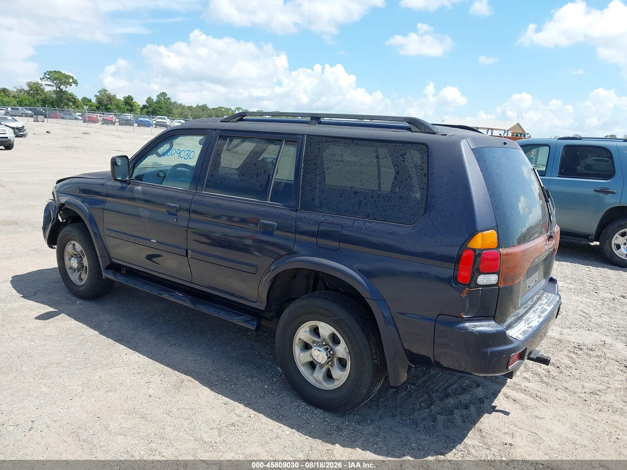 2003 Mitsubishi Montero VIN JA4LS21H63J040051 IAAI salvage auction — Front End, Rebuildable (Florida), sold $375 on 2026-09-17 (photo 3)
