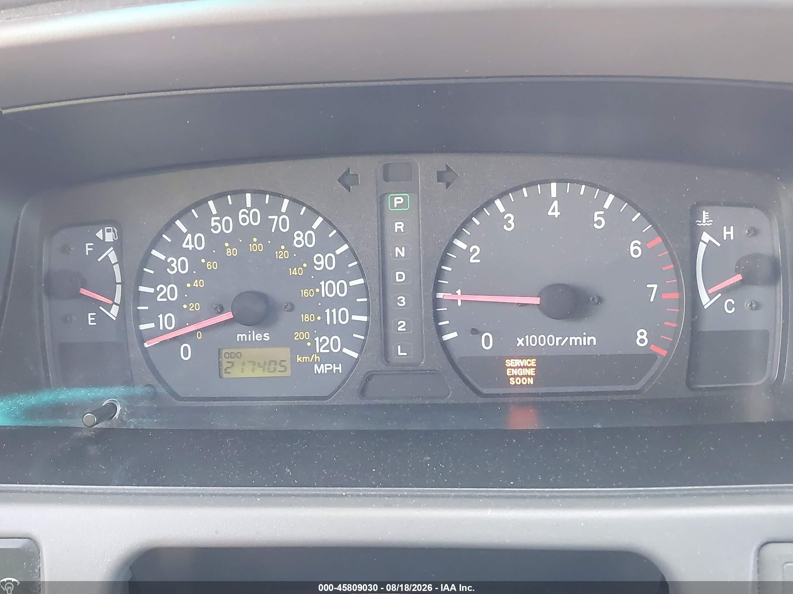 2003 Mitsubishi Montero VIN JA4LS21H63J040051 IAAI salvage auction — Front End, Rebuildable (Florida), sold $375 on 2026-09-17 (photo 7)