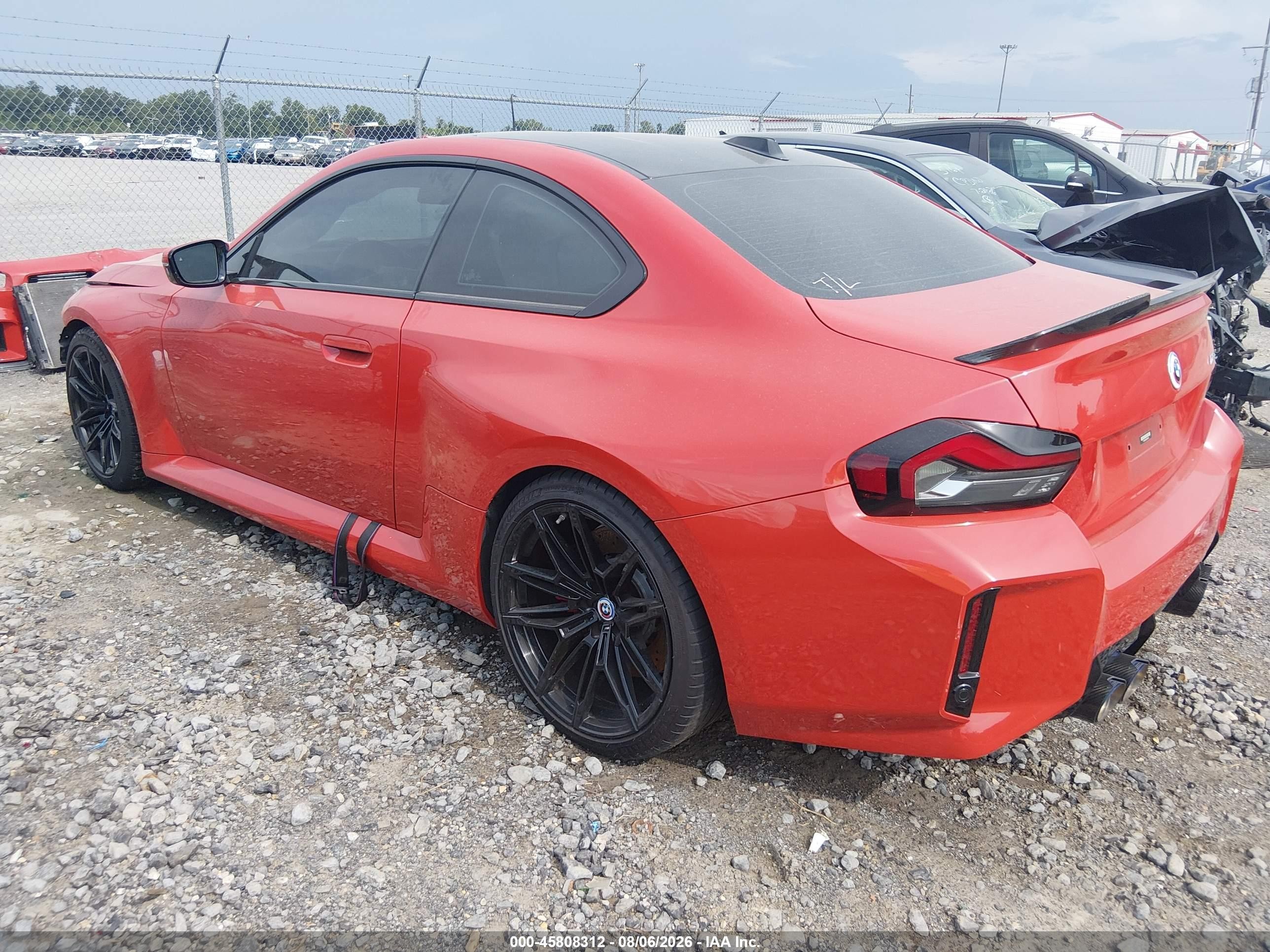 2023 BMW M2 VIN 3MF13DM05P8D15001 IAAI salvage auction — Front End, Salvage (Louisiana), sold $22,200 on 2026-09-13 (photo 3)